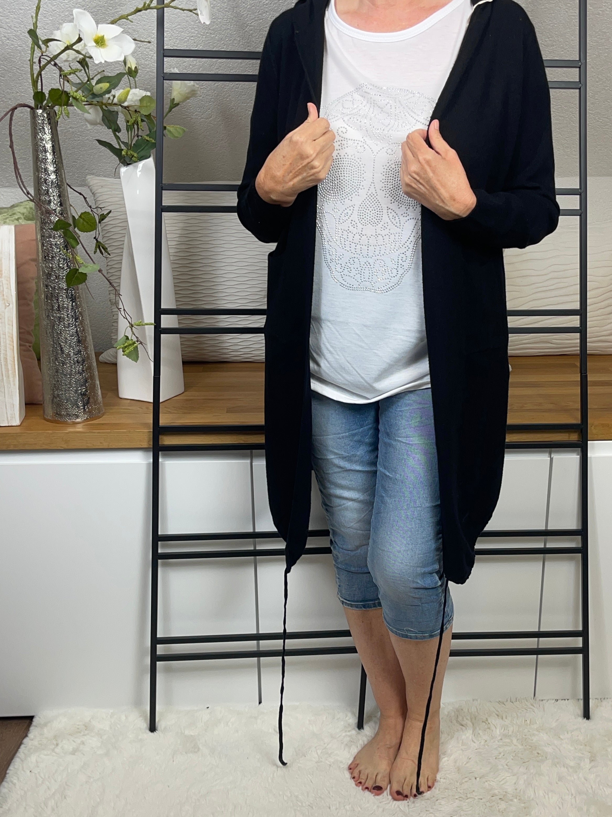 Cardigan „Totenkopf“ Gr. 36 - 42