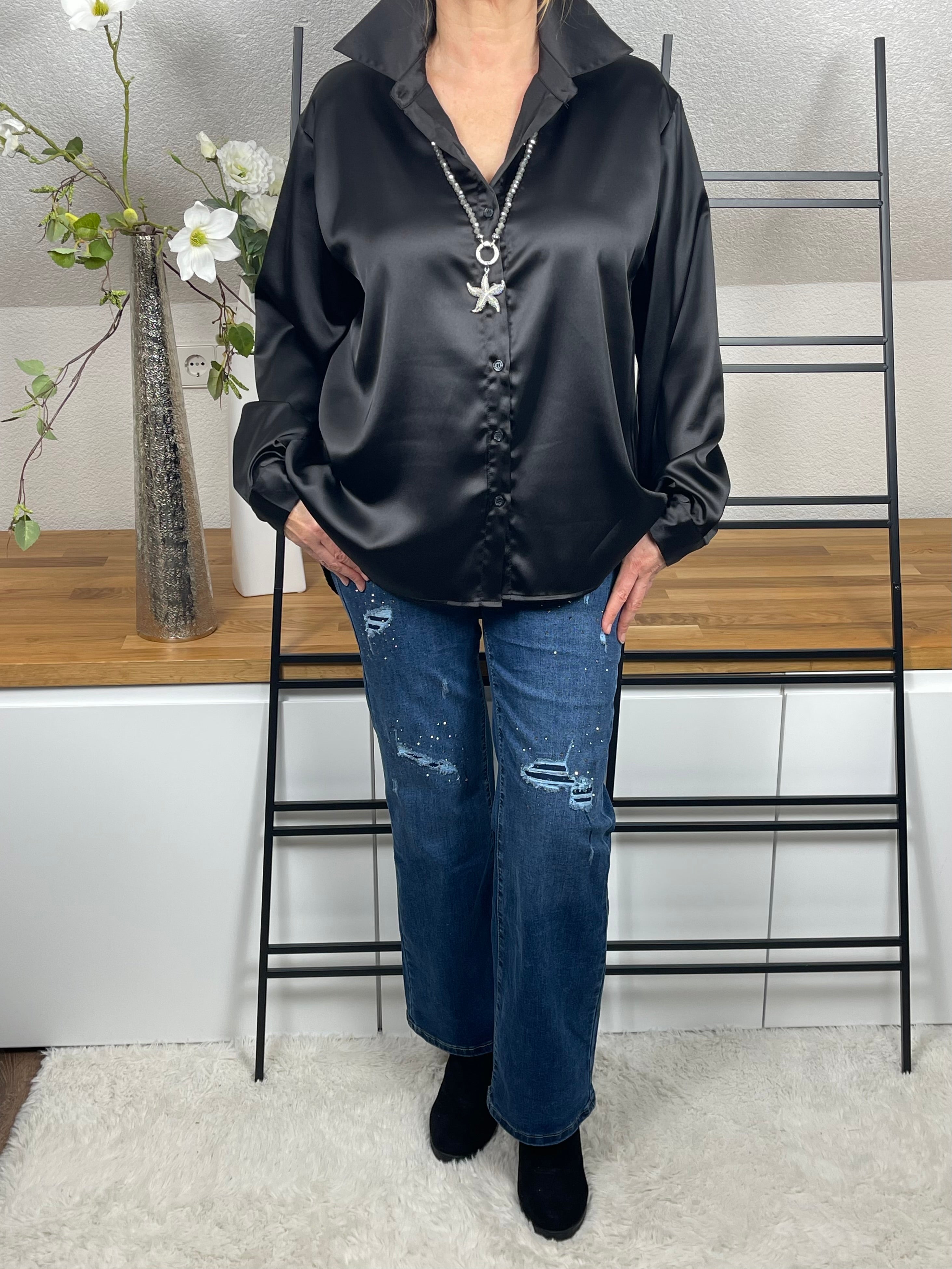 !!!!KEINE RETOURE MÖGLICH!!!! Damen - Seiden - Bluse „Sarah“ in 5 Farben