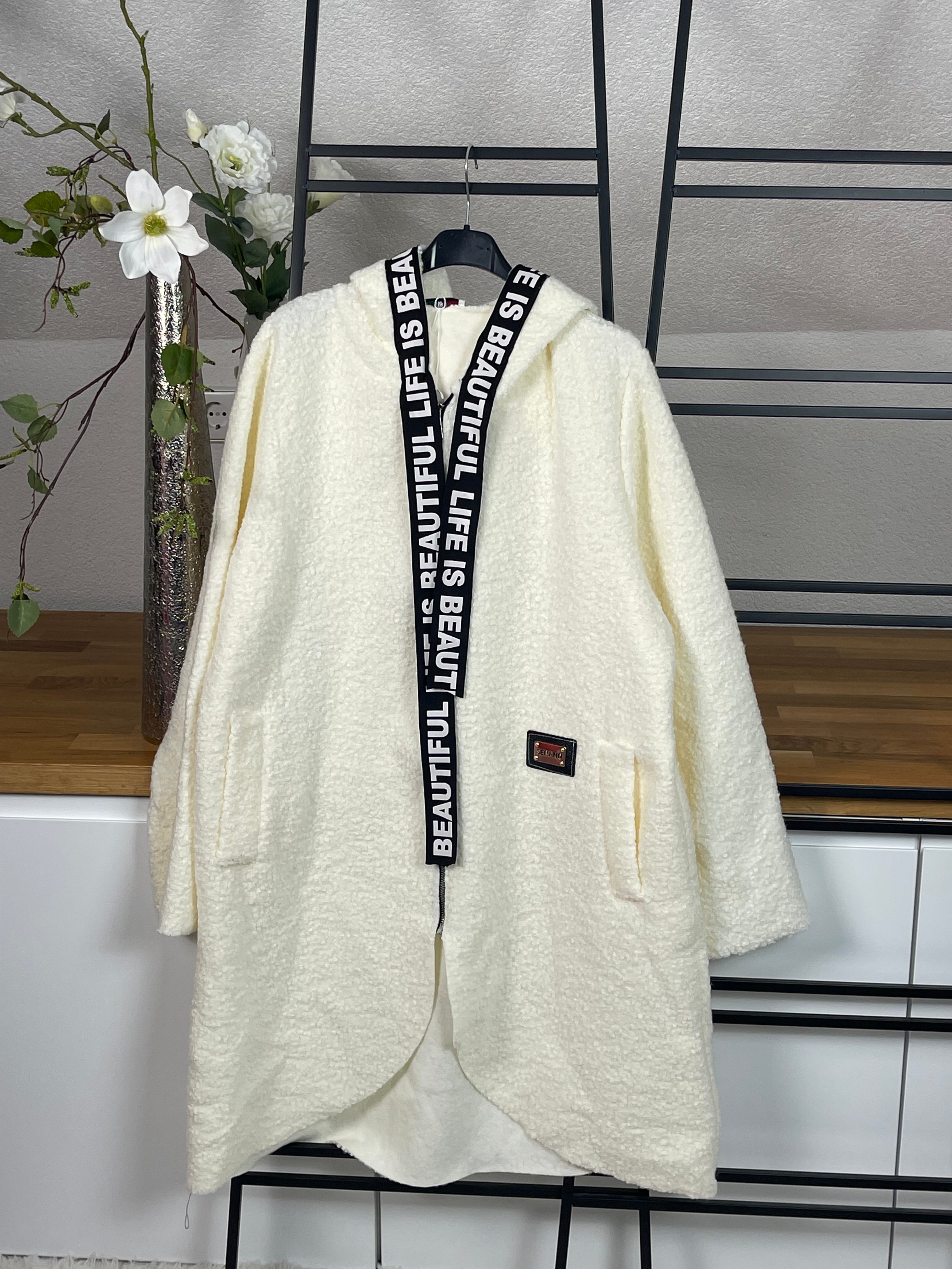 !!!!KEINE RETOURE MÖGLICH!!!! Teddy - Mantel „Beautiful“ Einheitsgrösse Gr. 36 - 44