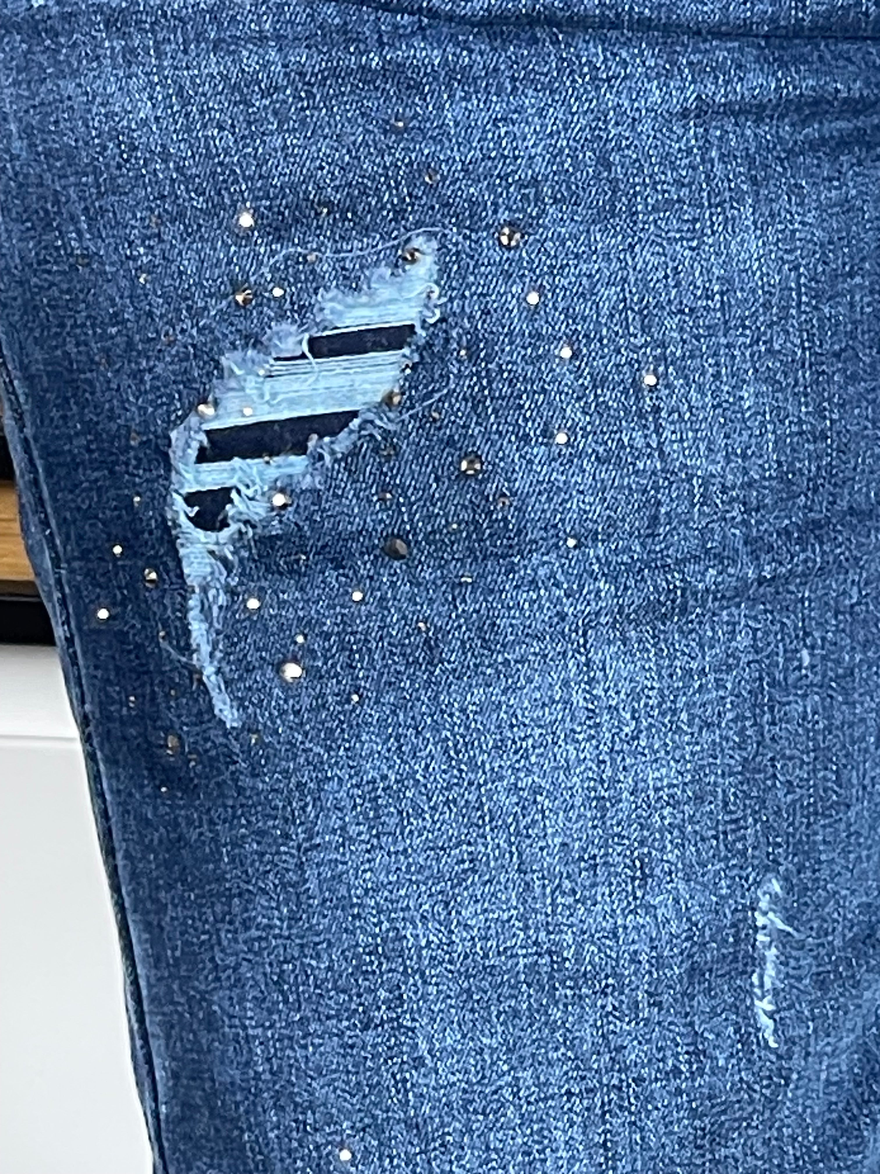 Damen Jeans „Wow“ Gr. 36 - 48 in blau