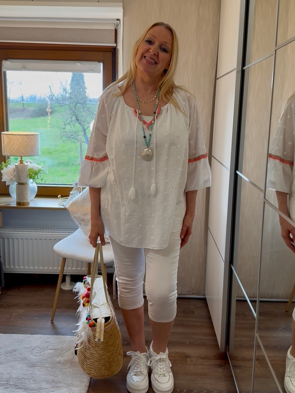 Tunika „Boho“ Einheitsgrösse Gr. 40 - 46 in 3 Farben