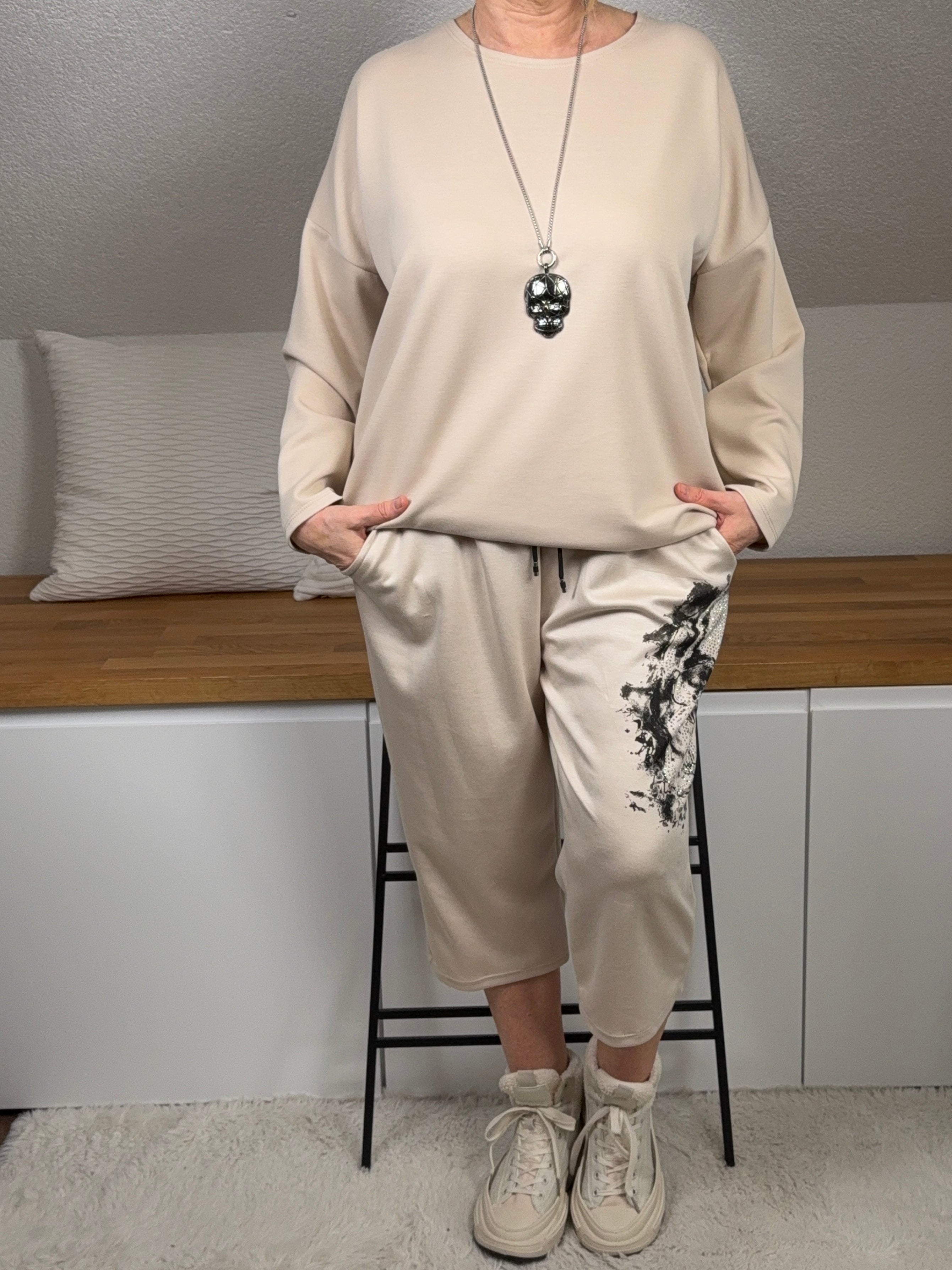 Pullover „Fluffi“ Basic Einheitsgröße Gr. 38 - 44 in vielen Farben