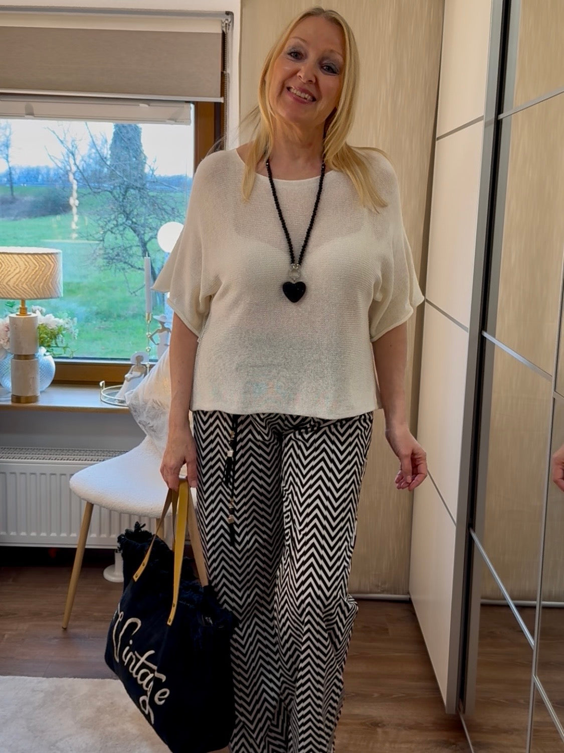Feinstrick - Halbarm - Pullover in 6 Farben