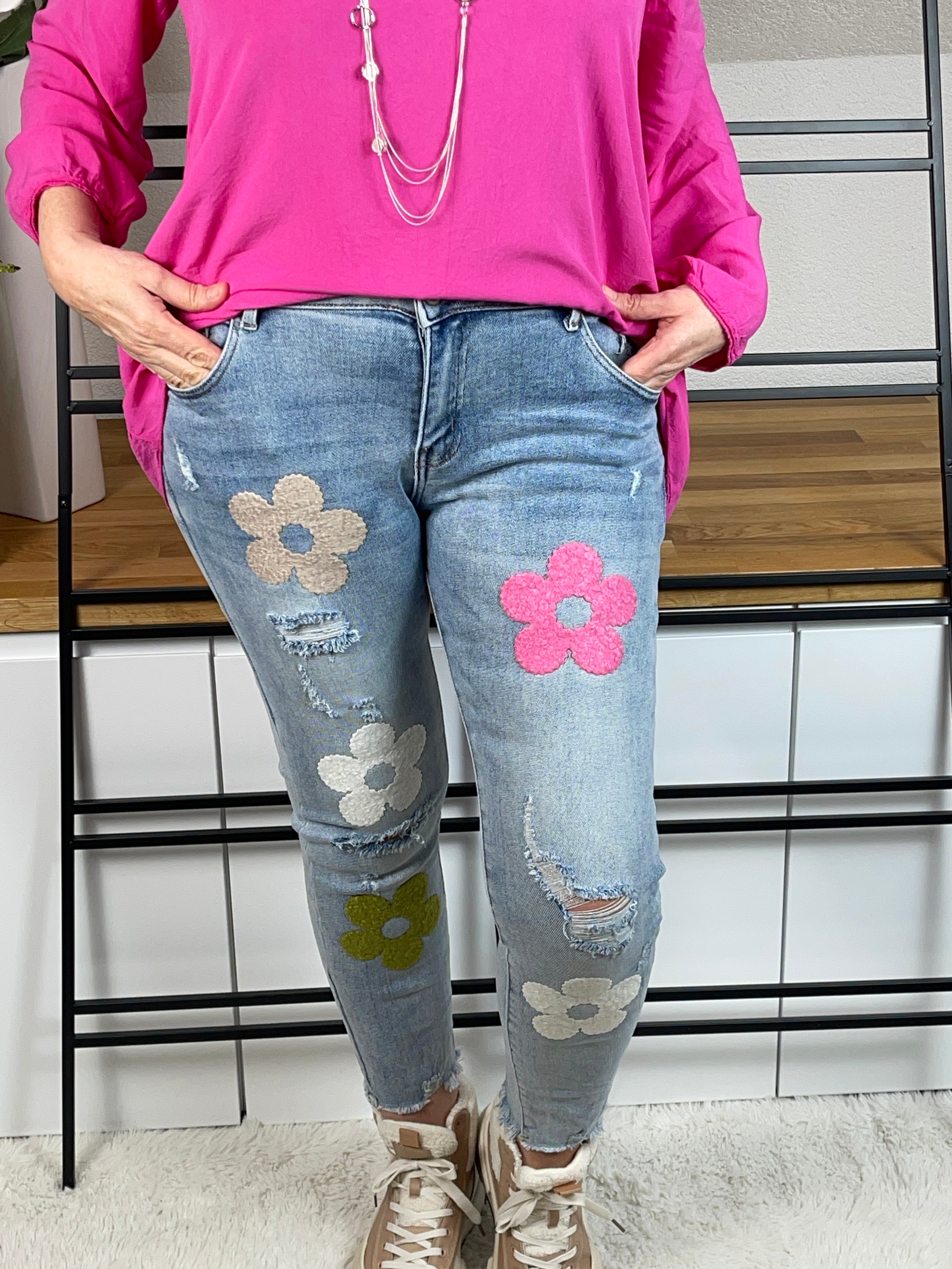 !!!!KEINE RETOURE MÖGLICH!!!! 
Jeans „Fleur“ Gr. 34 - 42