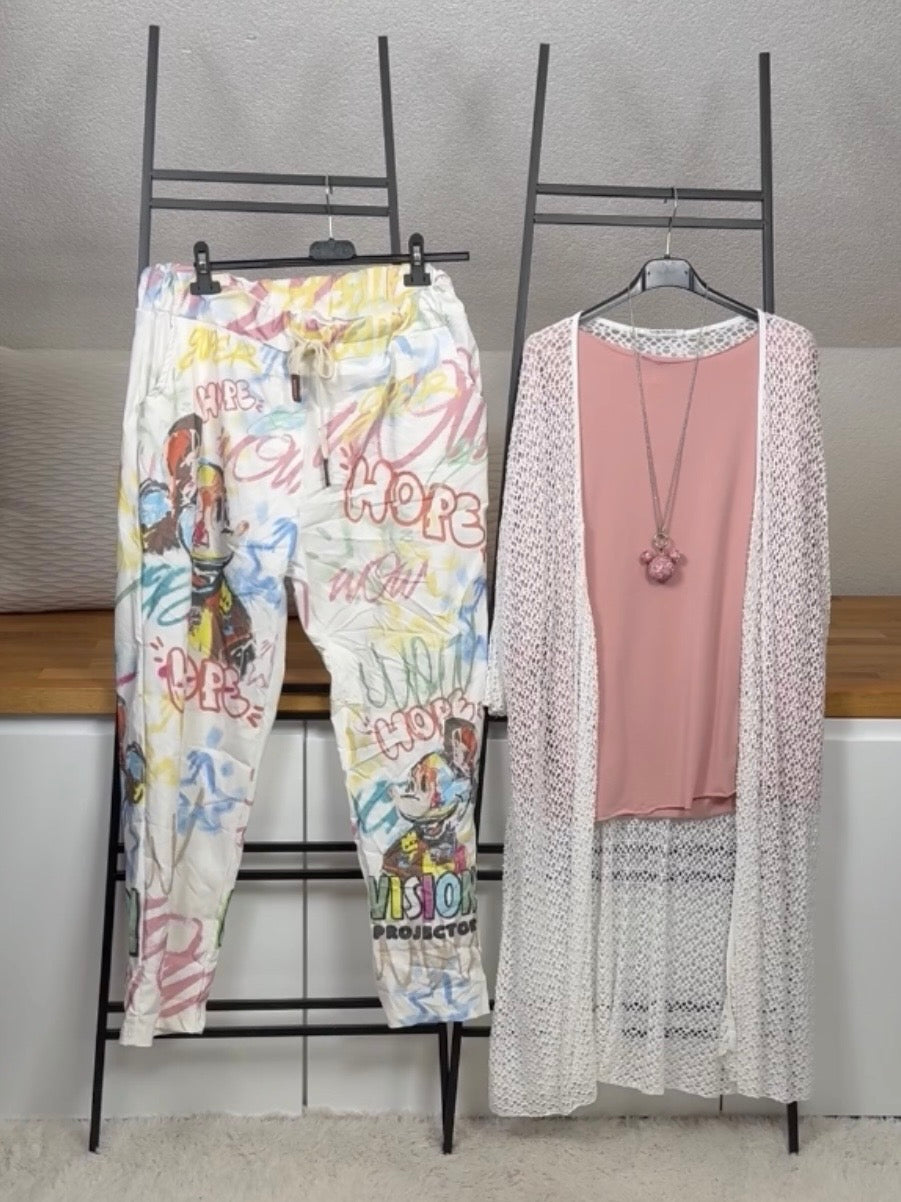 Damen - Jogpant „Maus“ Einheitsgröße Gr. 42/44 - 48/50 in 4 Varianten