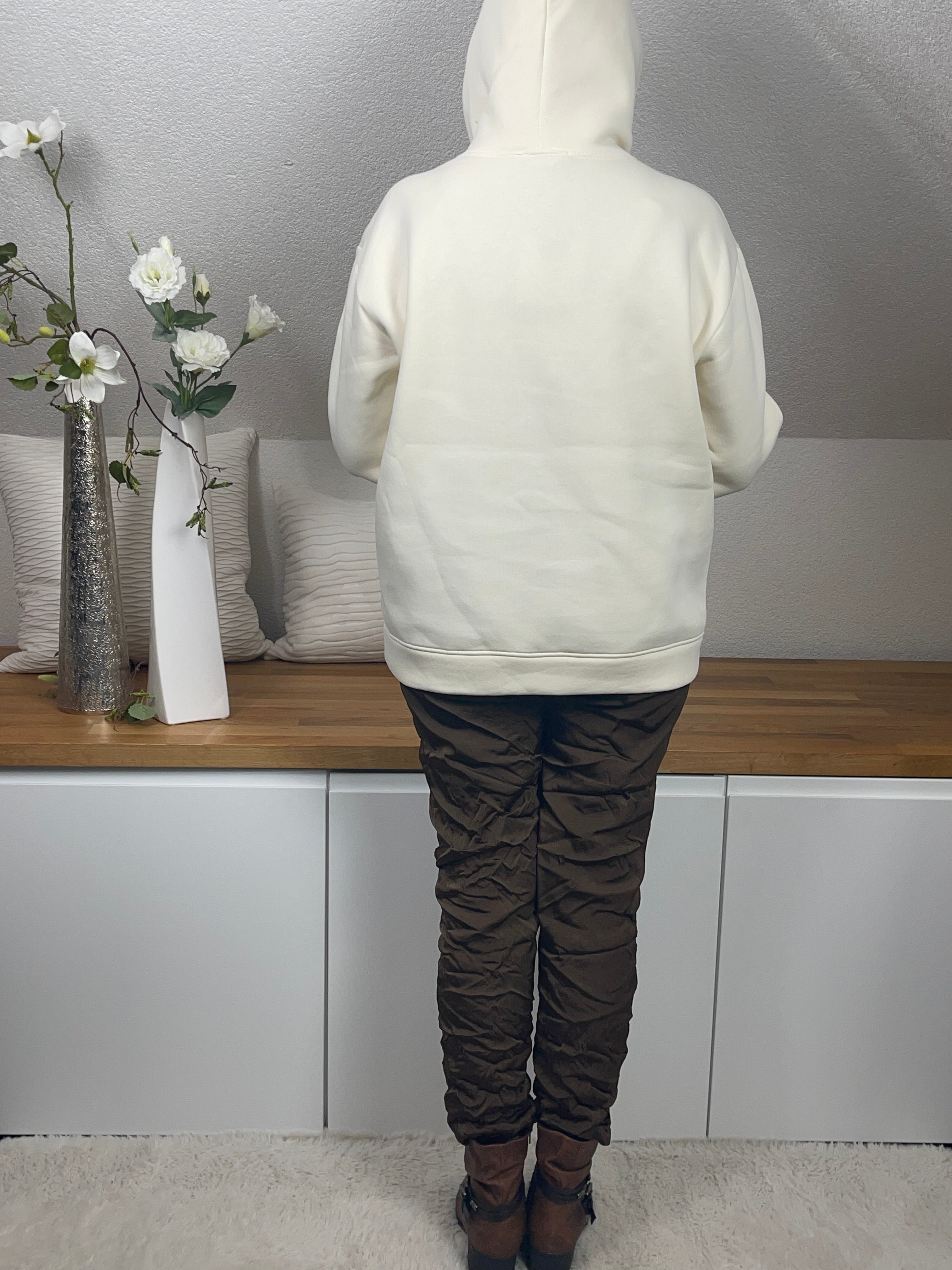 Hochwertiger Hoodie „Nö“ Einheitsgrösse Gr. 36 - 44 in 2 Farben