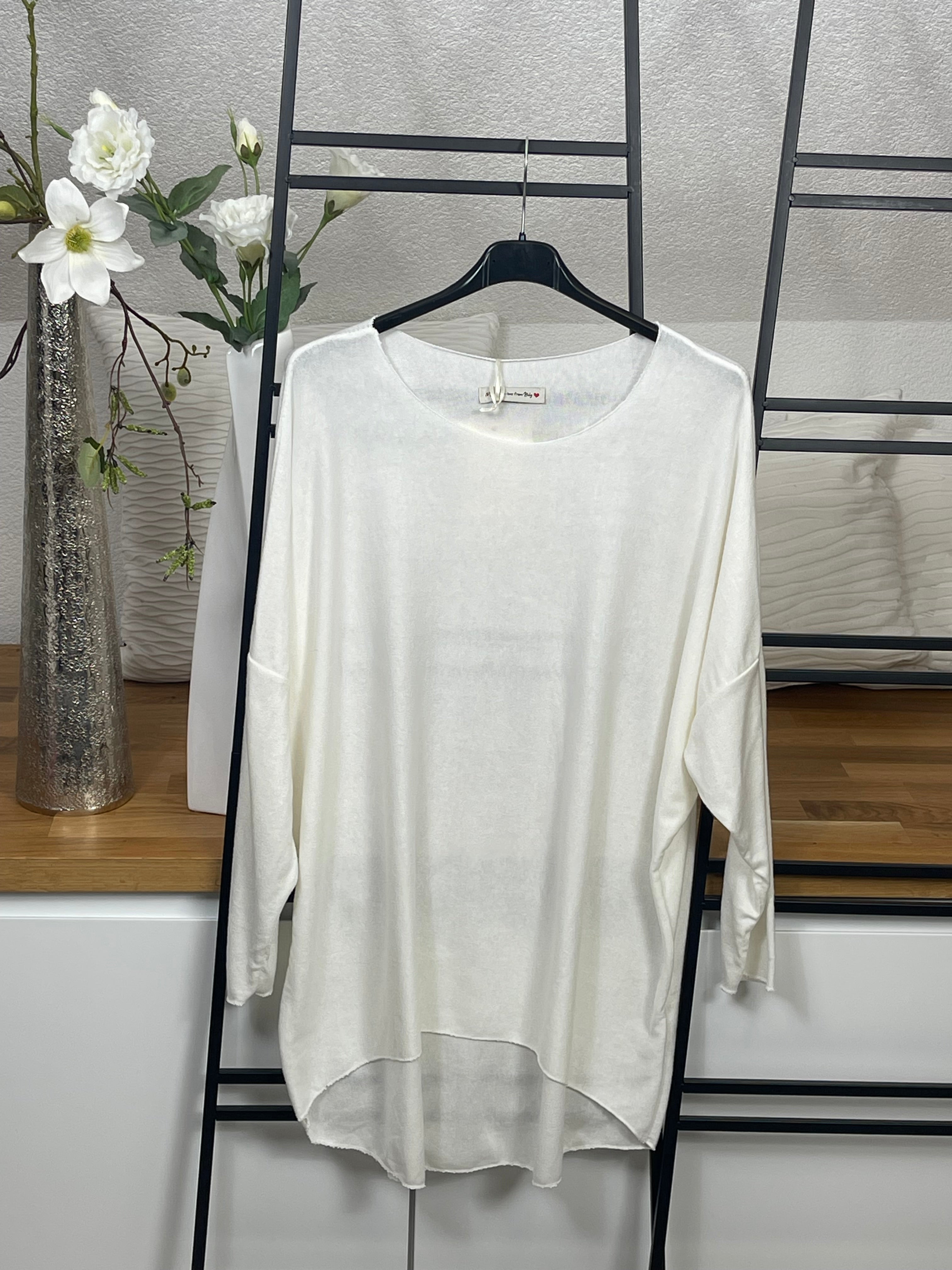 Damen - Feinstrick - Pullover „Knuffi“ Einheitsgrösse Gr. 38 - 44 in 10 Farben