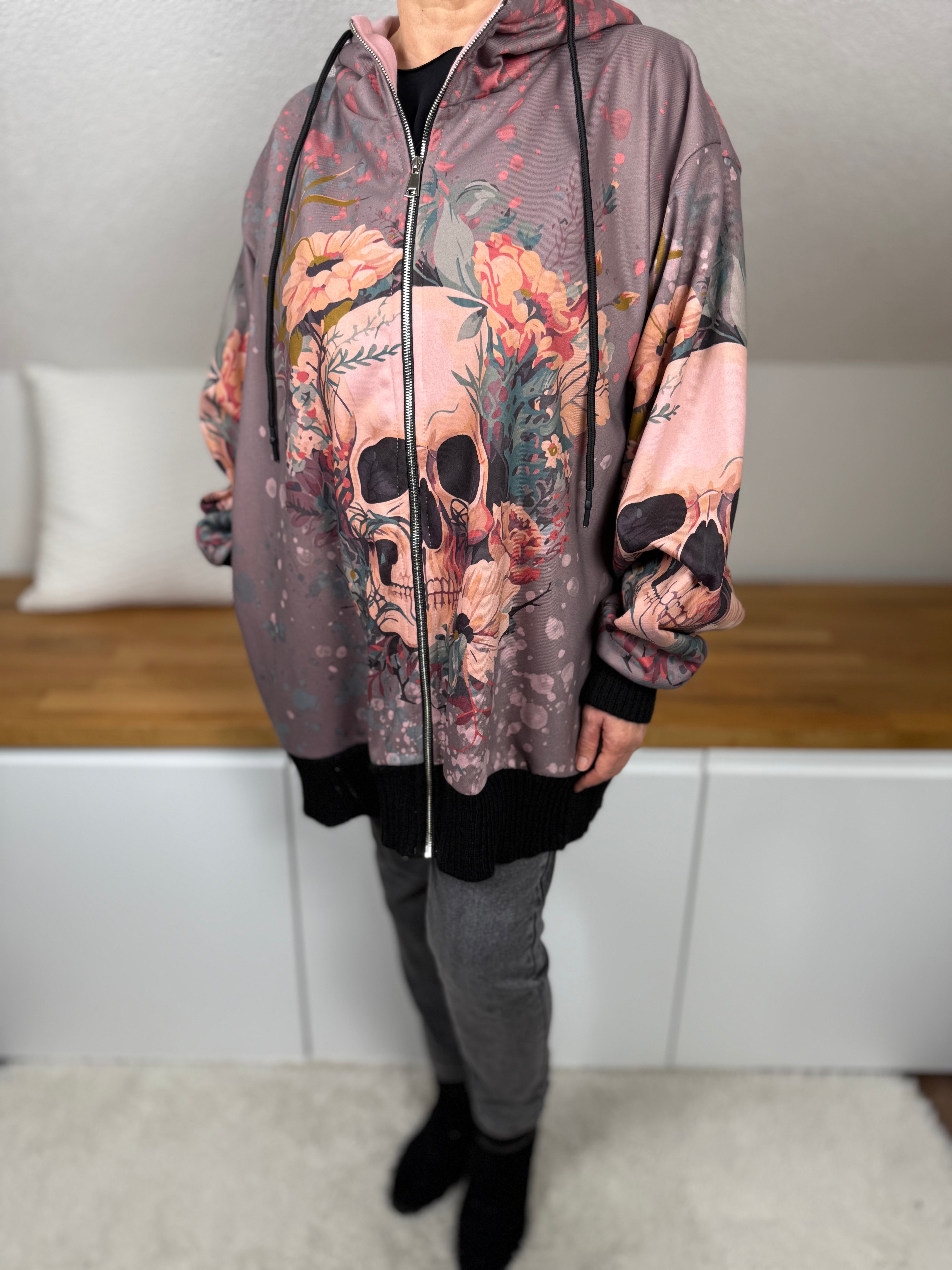 Damen - Softshelljacke „Skull“ in 3 Farben Einheitsgrösse Gr. 44 bis 50