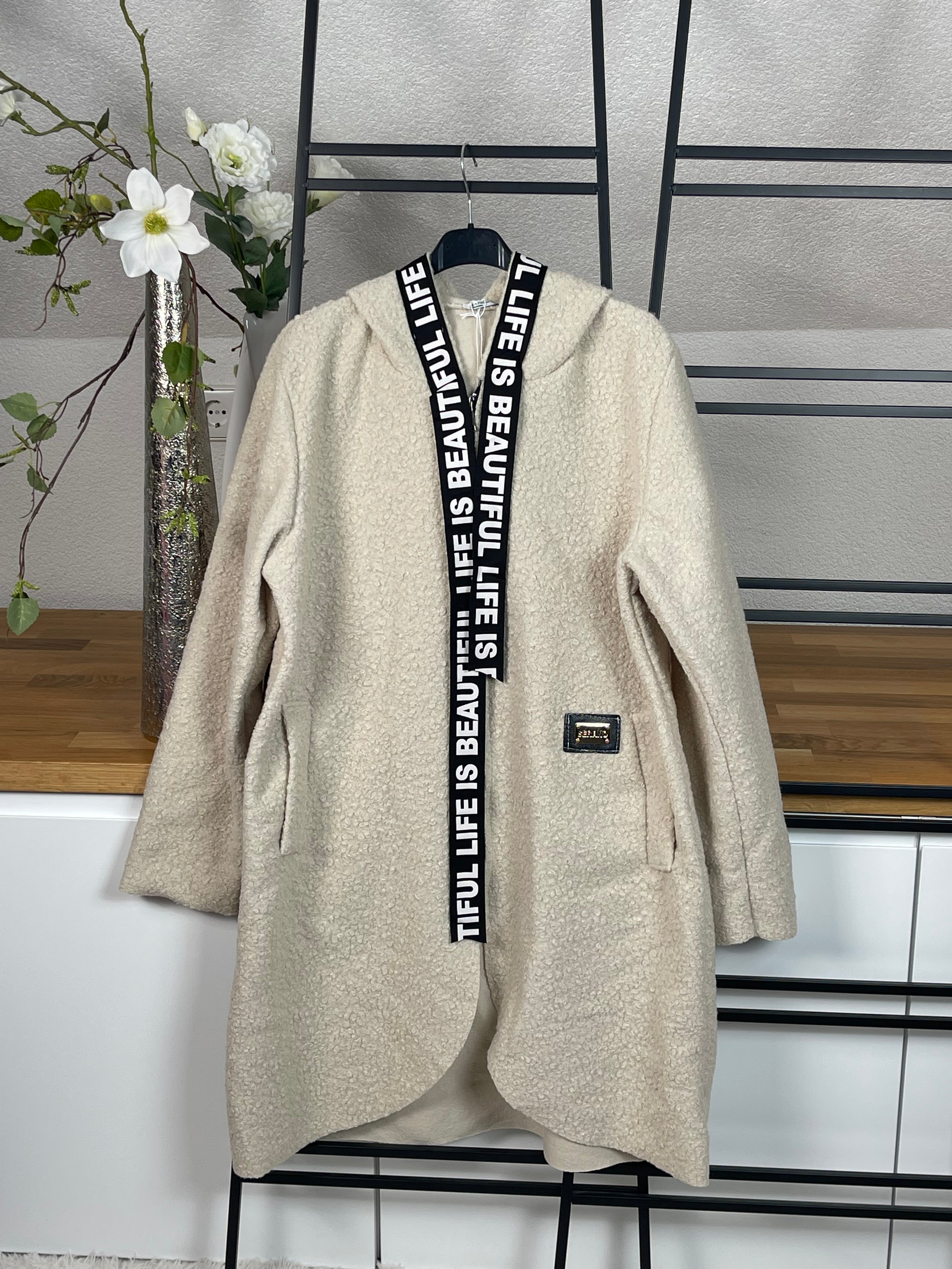 !!!!KEINE RETOURE MÖGLICH!!!! Teddy - Mantel „Beautiful“ Einheitsgrösse Gr. 36 - 44