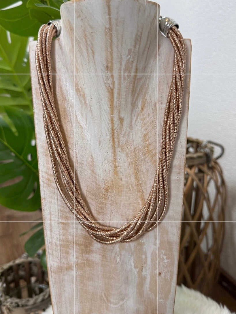 Kette mehrlagig in kupfer