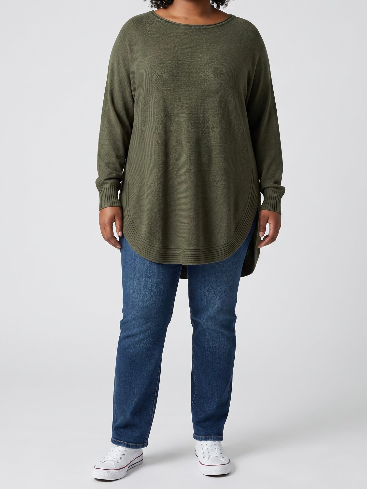 Hochwertiger Feinstrick - Long - Pullover in 2 Farben