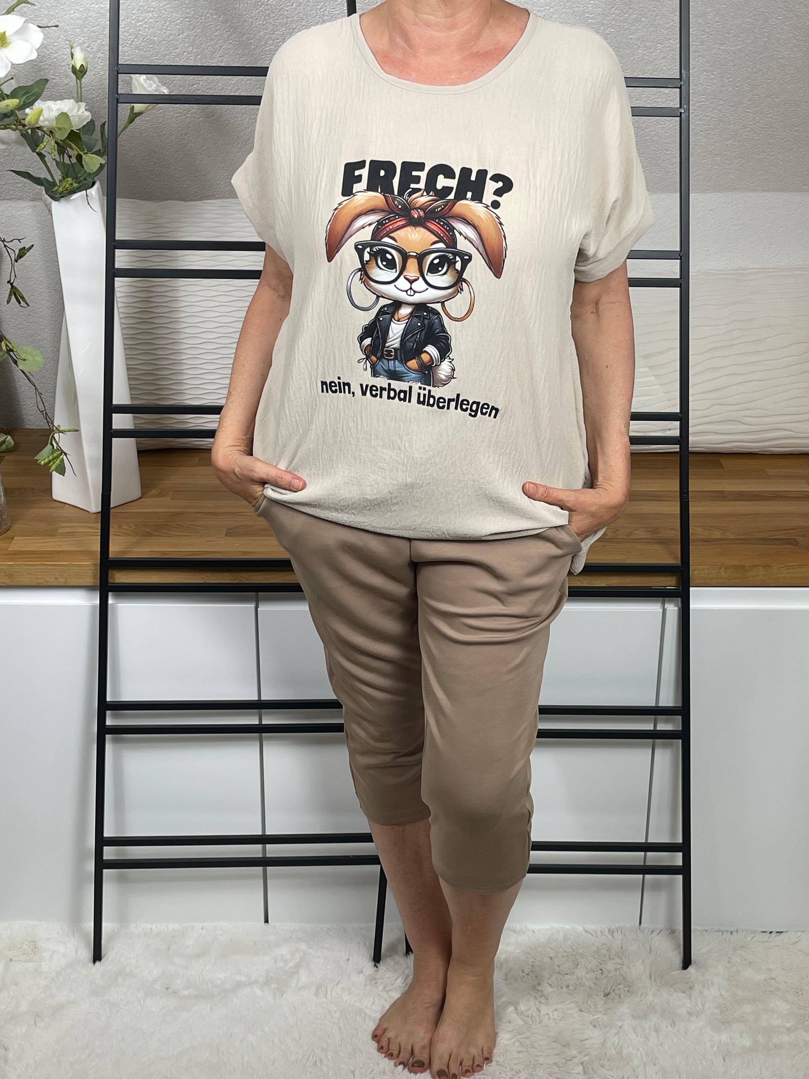 !!!!KEINE RETOURE MÖGLICH!!!! Damen - Shirt „…“ Einheitsgröße Gr. 38 - 44 in 5 Farben