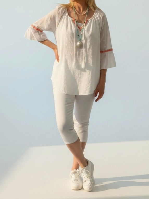 Tunika „Boho“ Einheitsgrösse Gr. 40 - 46 in 3 Farben