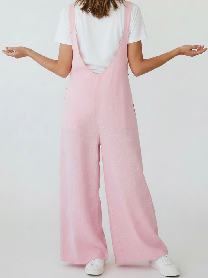 2 tlg. Kombi -Overall „Streetstyle“ in weiß - rosa