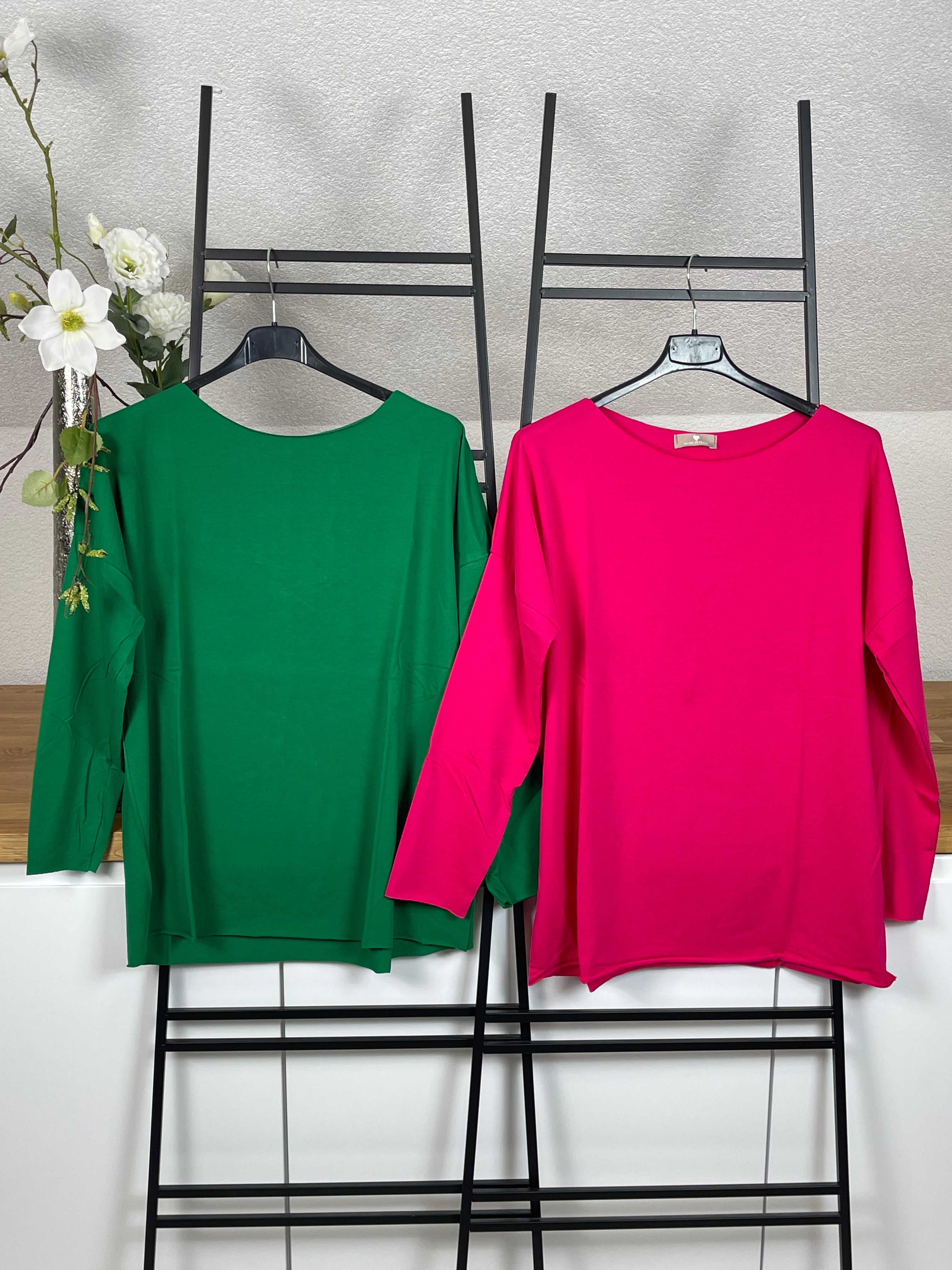 Damen Basic Shirt Einheitsgrösse Gr. 36 - 44 in vielen Farben