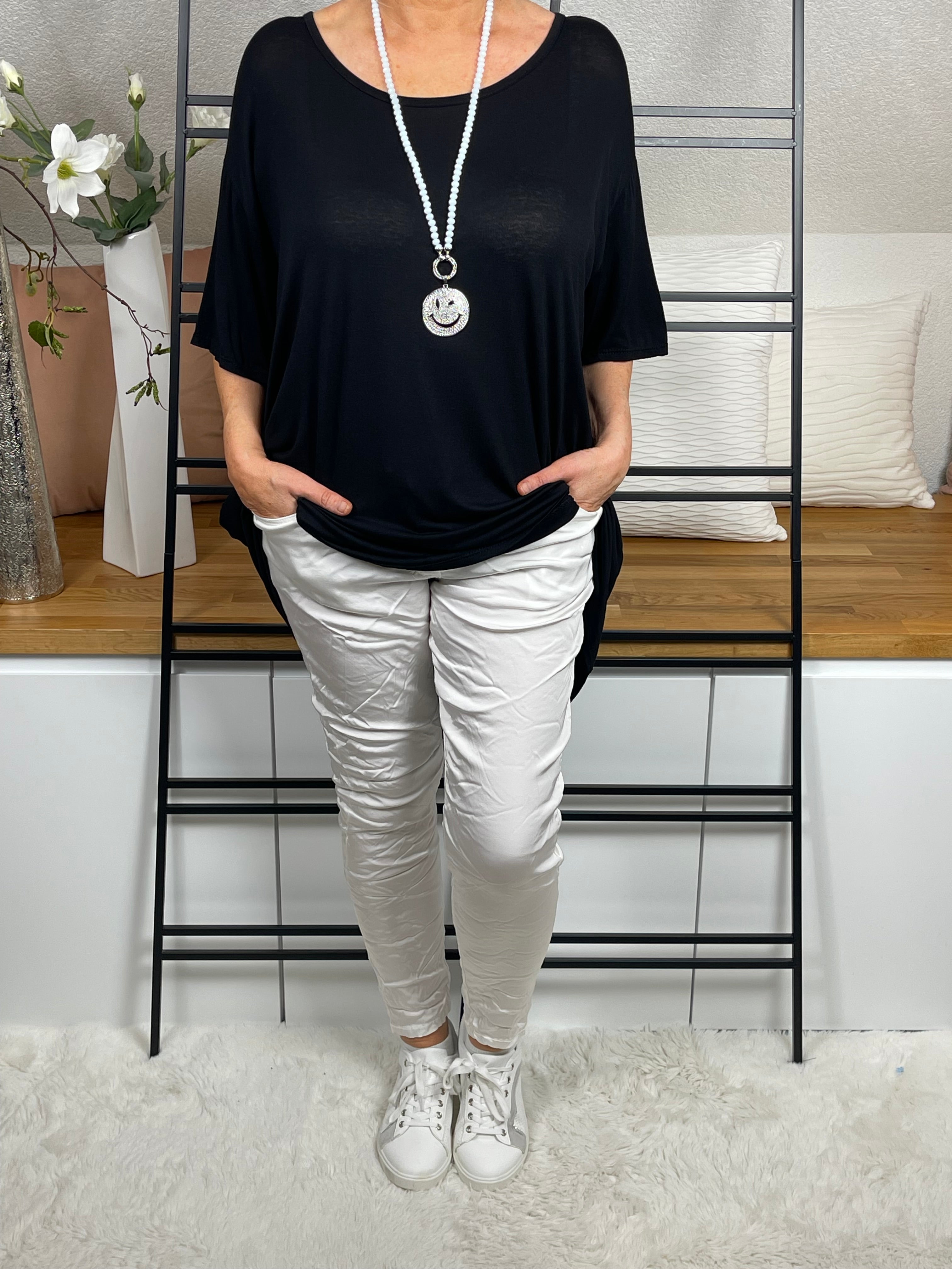 !!!!KEINE RETOURE MÖGLICH!!!! Damen Maxi - Shirt - Kleid Einheitsgrösse Gr. 44 - 48+ in 3 Farben