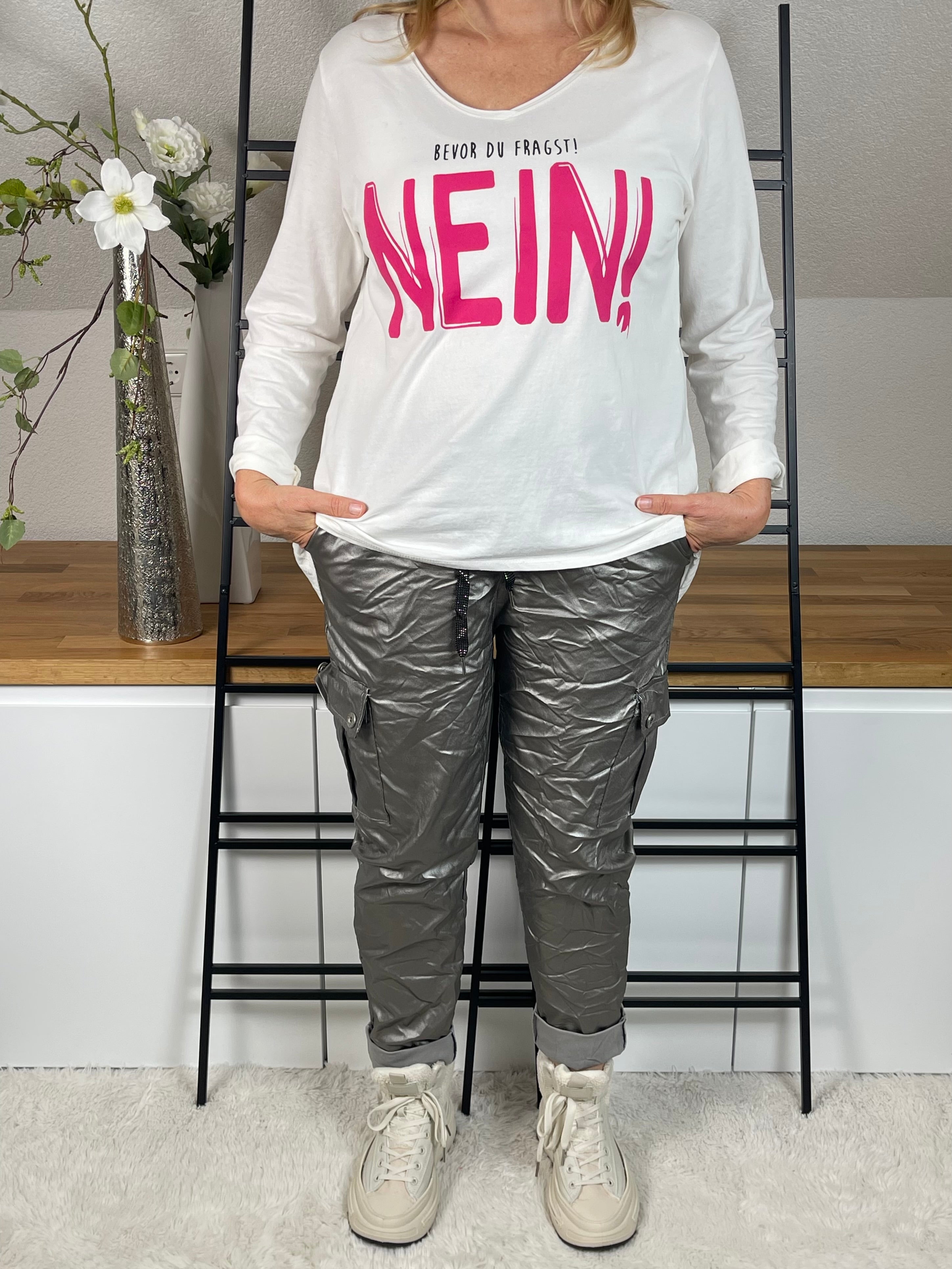 !!!!Keine RETOURE MÖGLICH!!! Shirt „BEVOR DU FRAGST! NEIN!“ Einheitsgröße Gr. 36 - 42/44