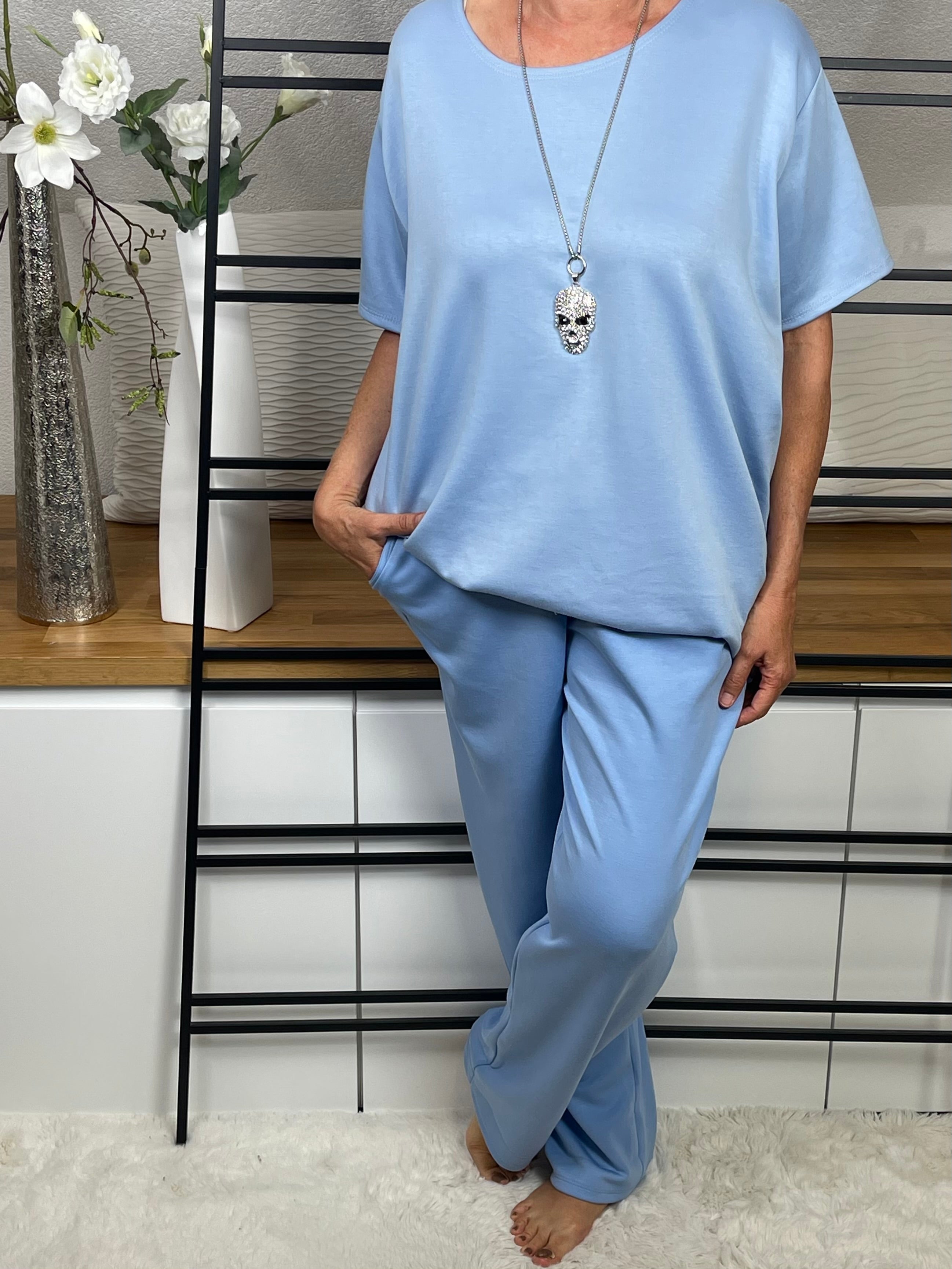 Damen T - Shirt „Fluffi“ Einheitsgrösse Gr. 42 - 48 in 6 Farben