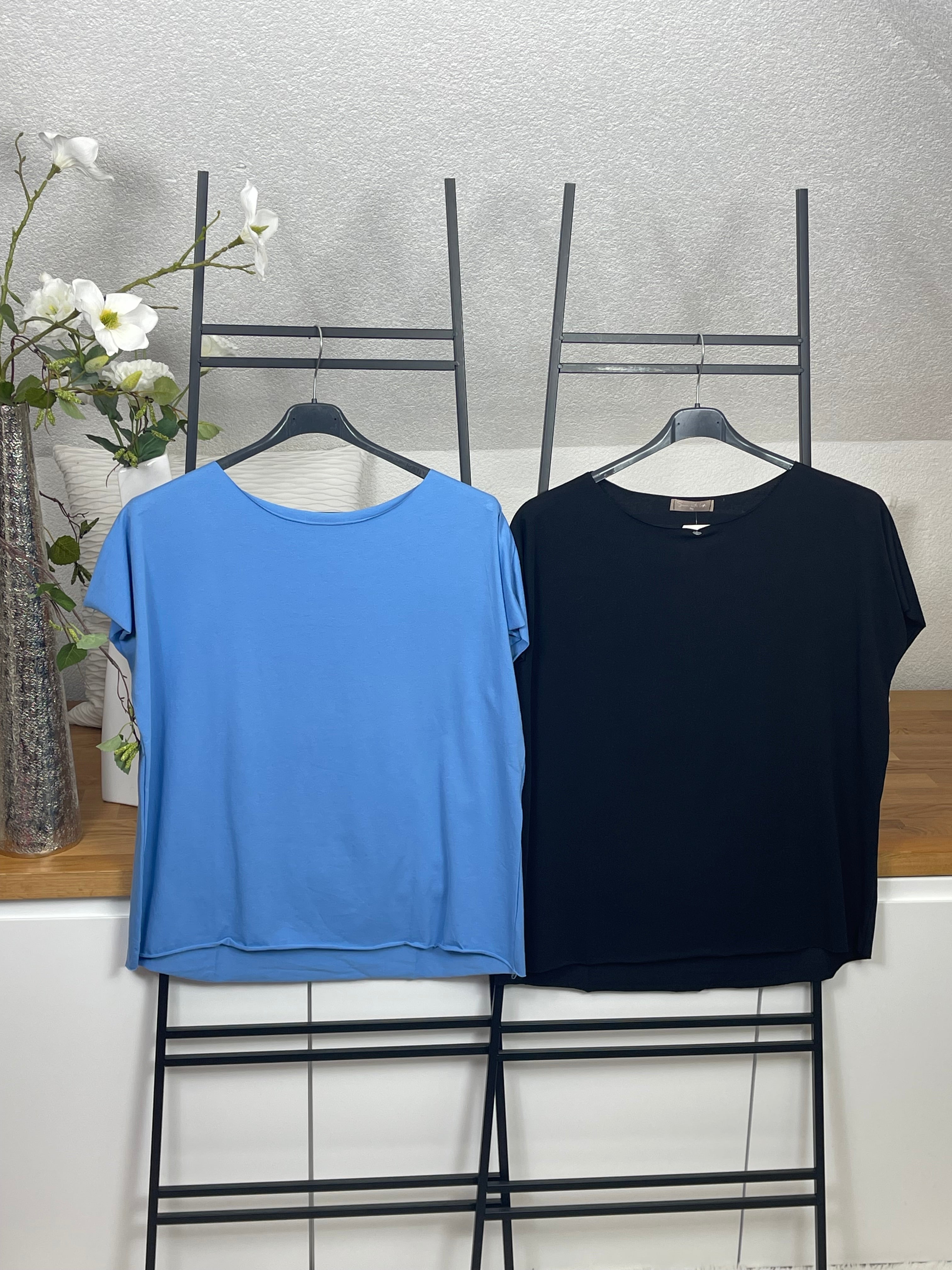 Damen T - Shirt „Basic“ Einheitsgrösse Gr. 36 - 44 in vielen Farben