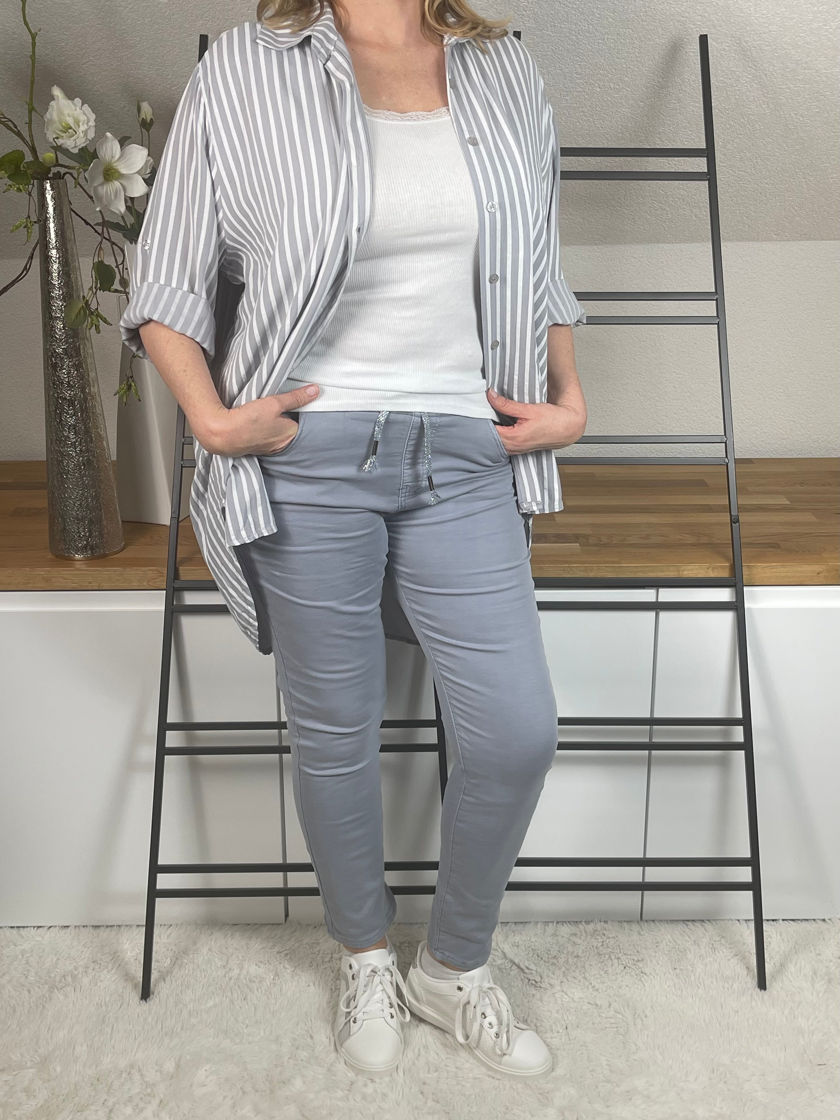 !!!!KEINE RETOURE MÖGLICH!!!!Jeans - Jogpant „Joggi“ Einheitsgrösse Gr. 36 - 44 in 3 Farben