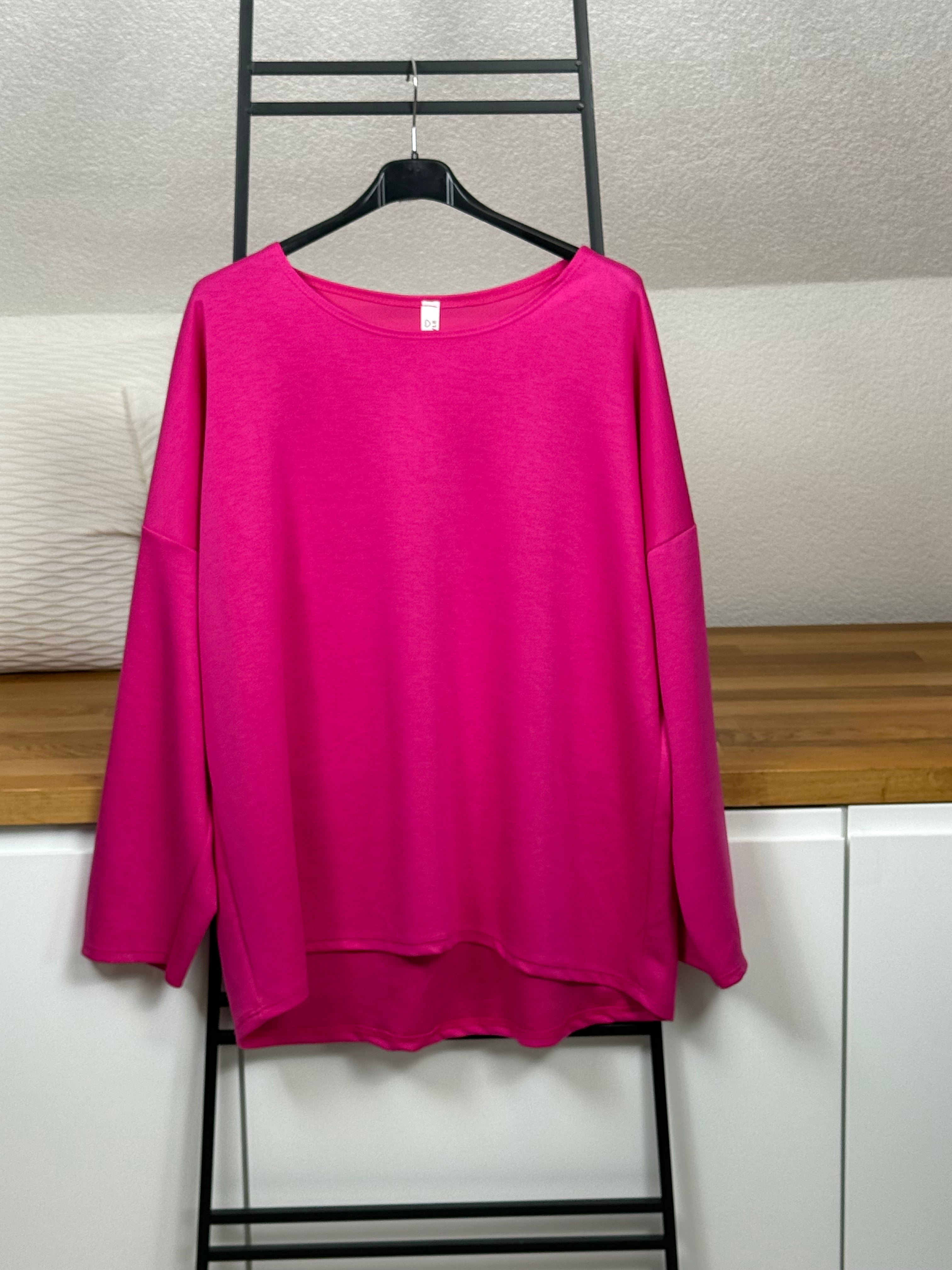 Pullover „Fluffi“ Basic Einheitsgröße Gr. 38 - 44 in vielen Farben