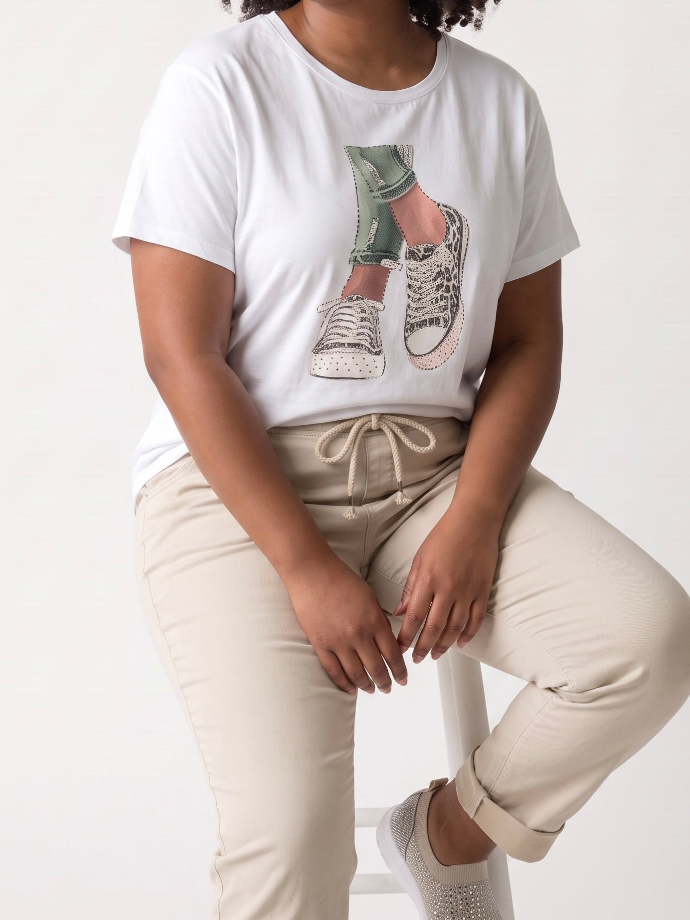 Jeans mit Kordelzug in 3 Farben