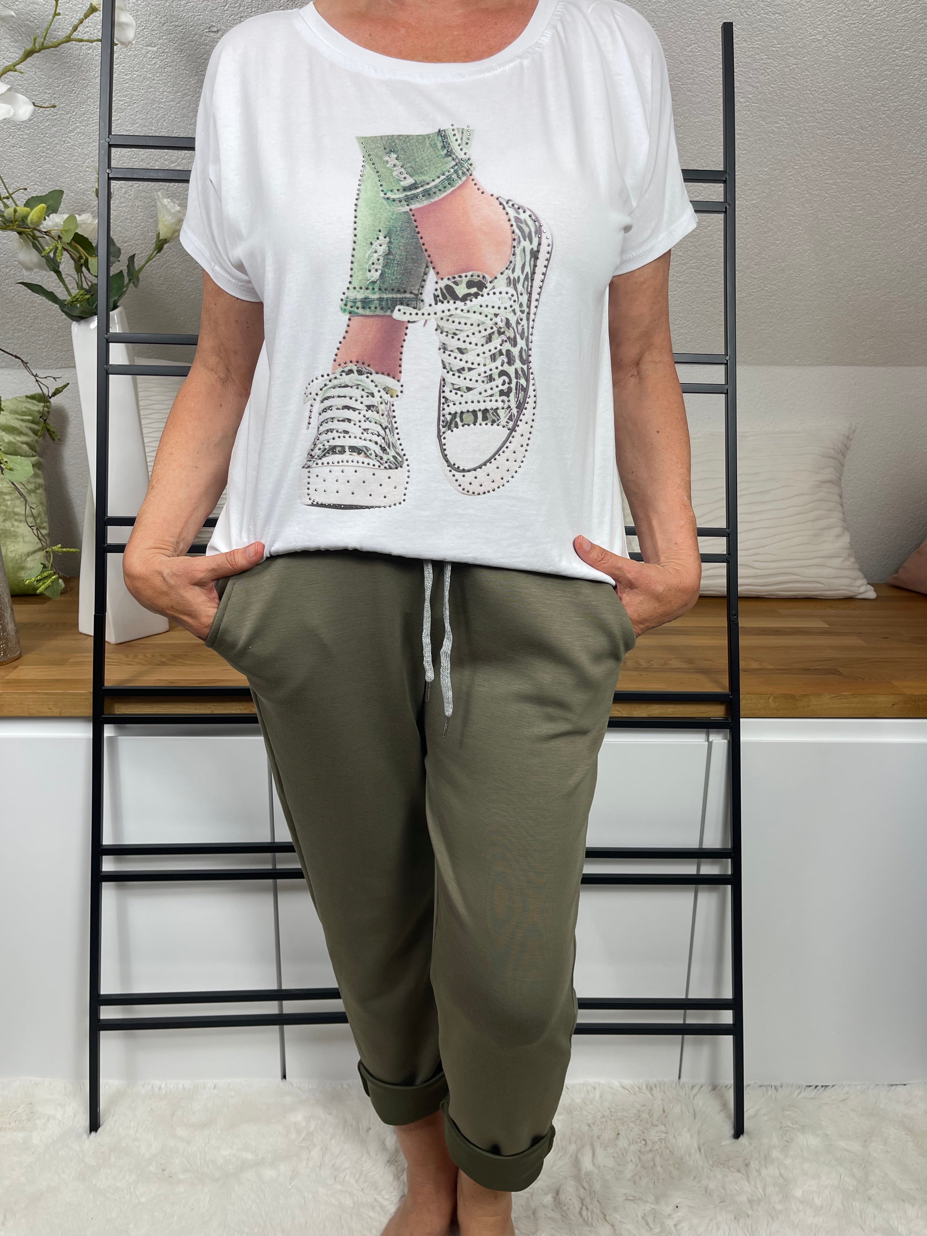 Damen Jogpant „Fluffi“ Einheitsgrösse Gr. 38 - 42 in 7 Farben