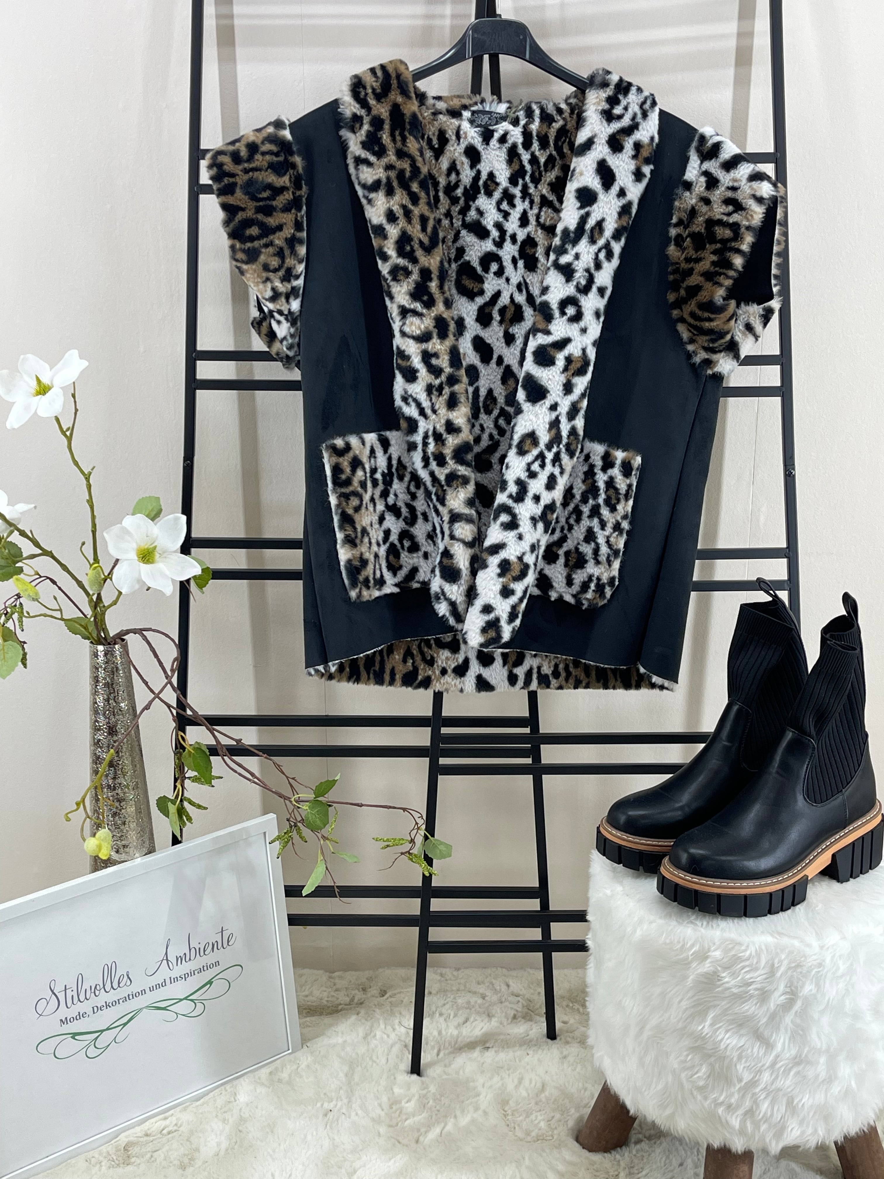 !!!!KEINE RETOURE MÖGLICH!!!! Jacke „Kunstfell - Wildlederoptik“ Einheitsgrösse Gr. 36 - 40