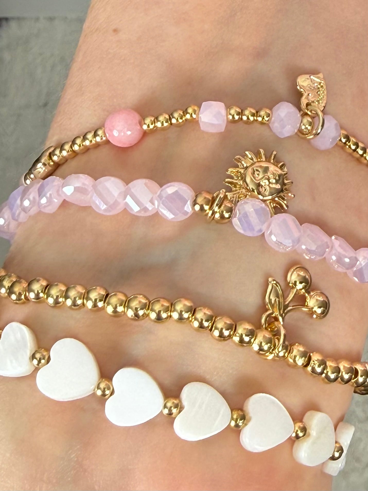 4er Set „Boho“ Armbänder verschiedene Modelle