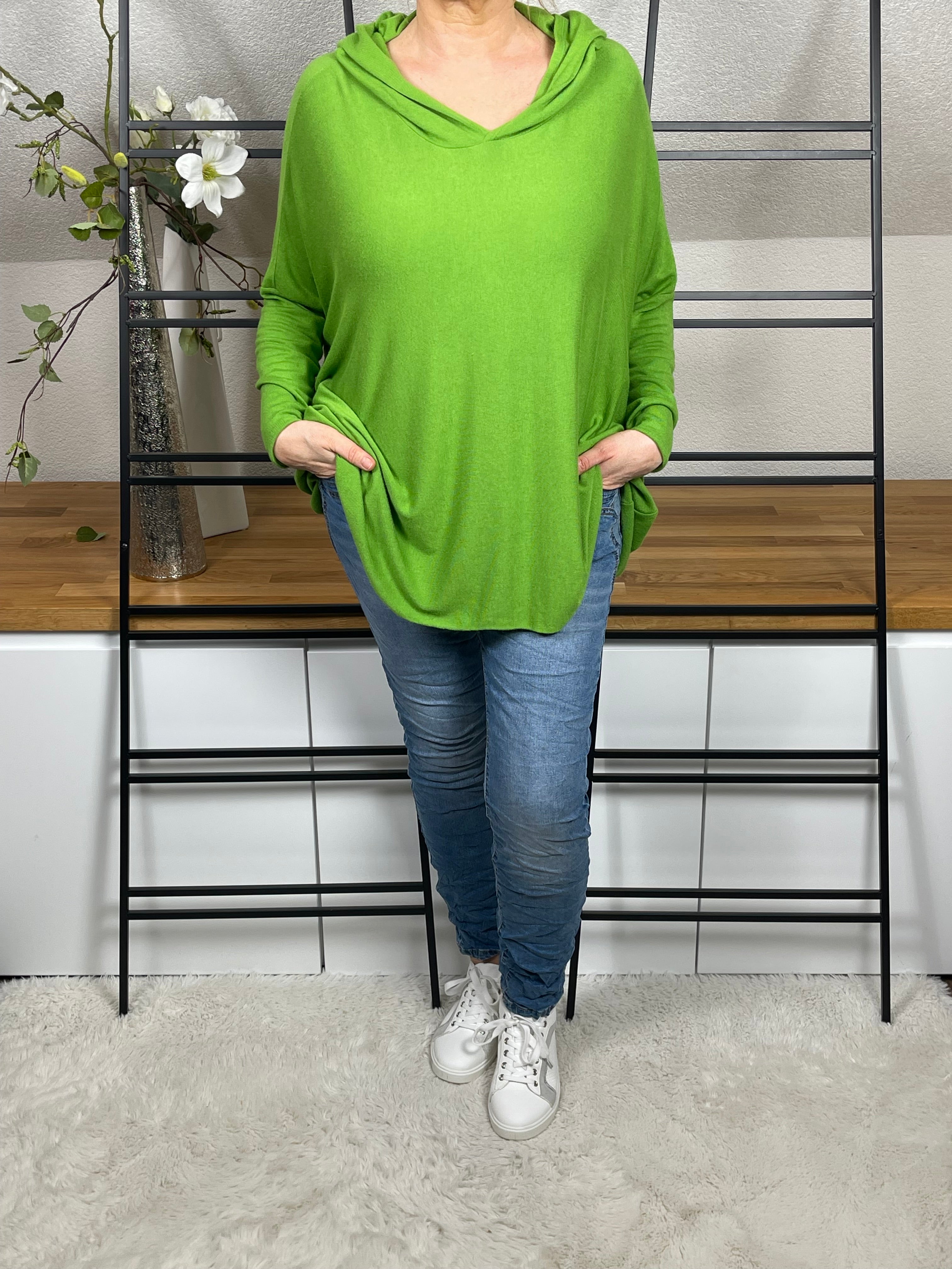 !!!!KEINE RETOURE MÖGLICH!!!! 
Hoodie Einheitsgrösse Gr. 36 -46 in 2 Farben