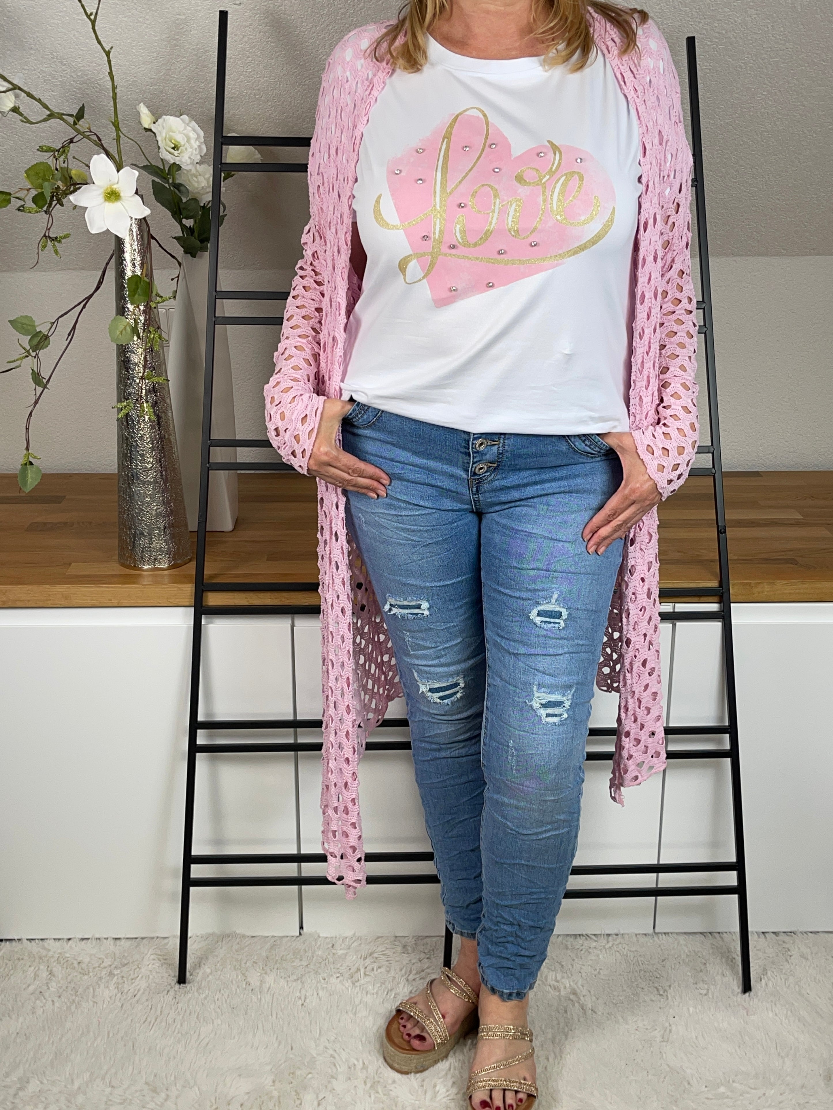 !!!!KEINE RETOURE MÖGLICH!!!! T - Shirt „Love“ Einheitsgrösse Gr. 38 - 44