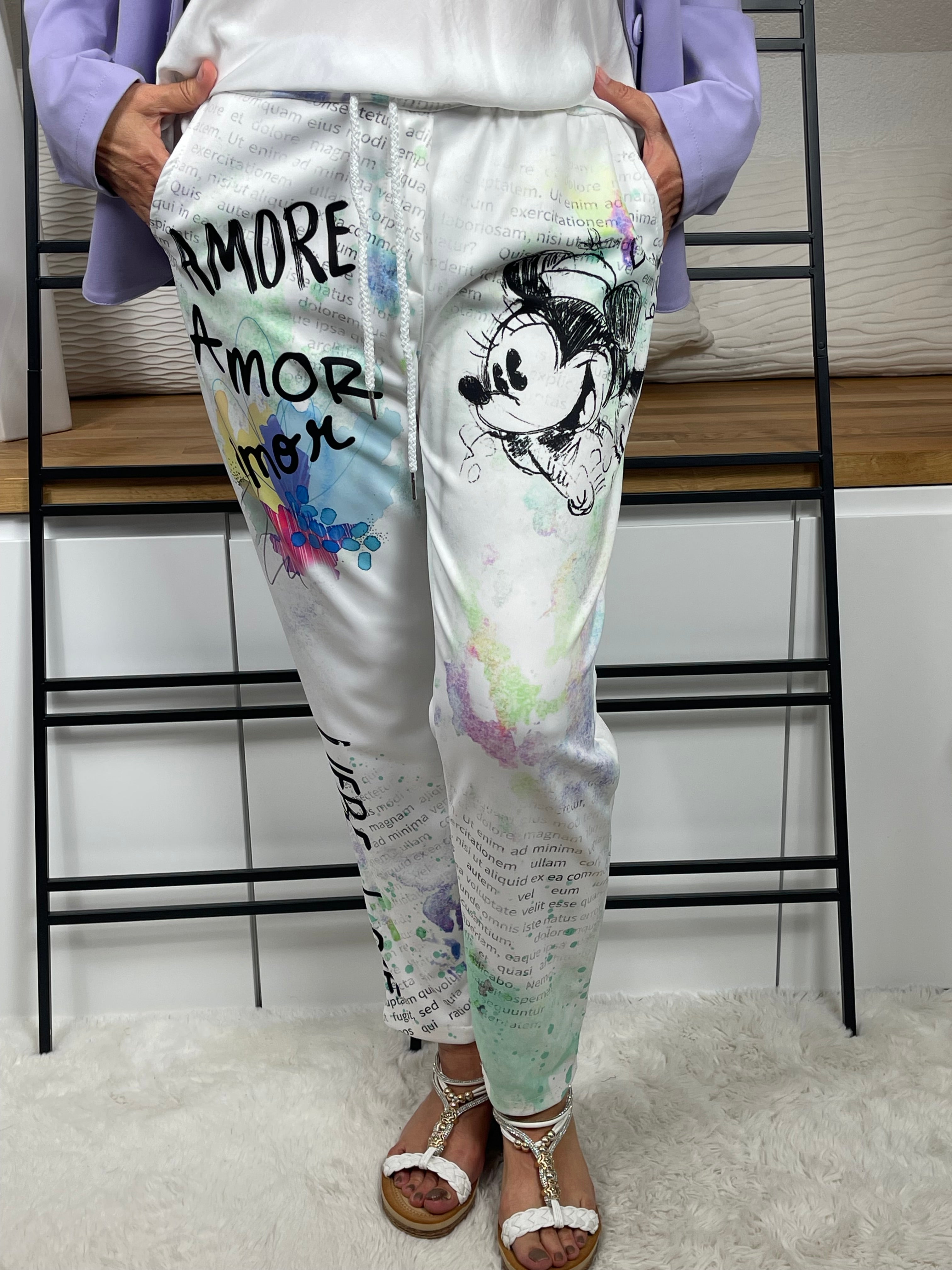 Damen - Jogpant „Minney“ Einheitsgrösse Gr. 38 - 44