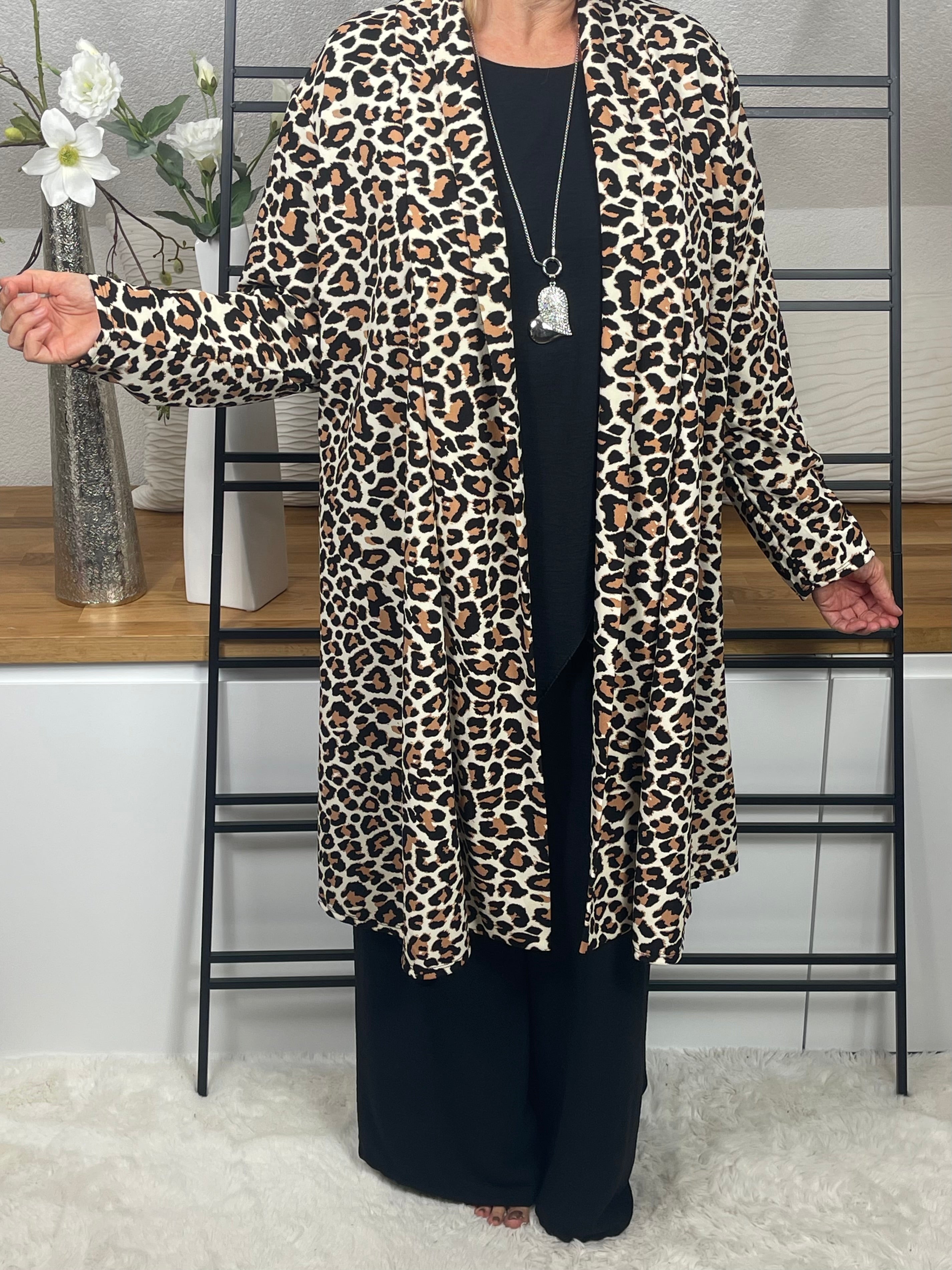 Eleganter Damen Mantel „Leo“ Einheitsgrösse Gr. 40 - 48 in 2 Varianten