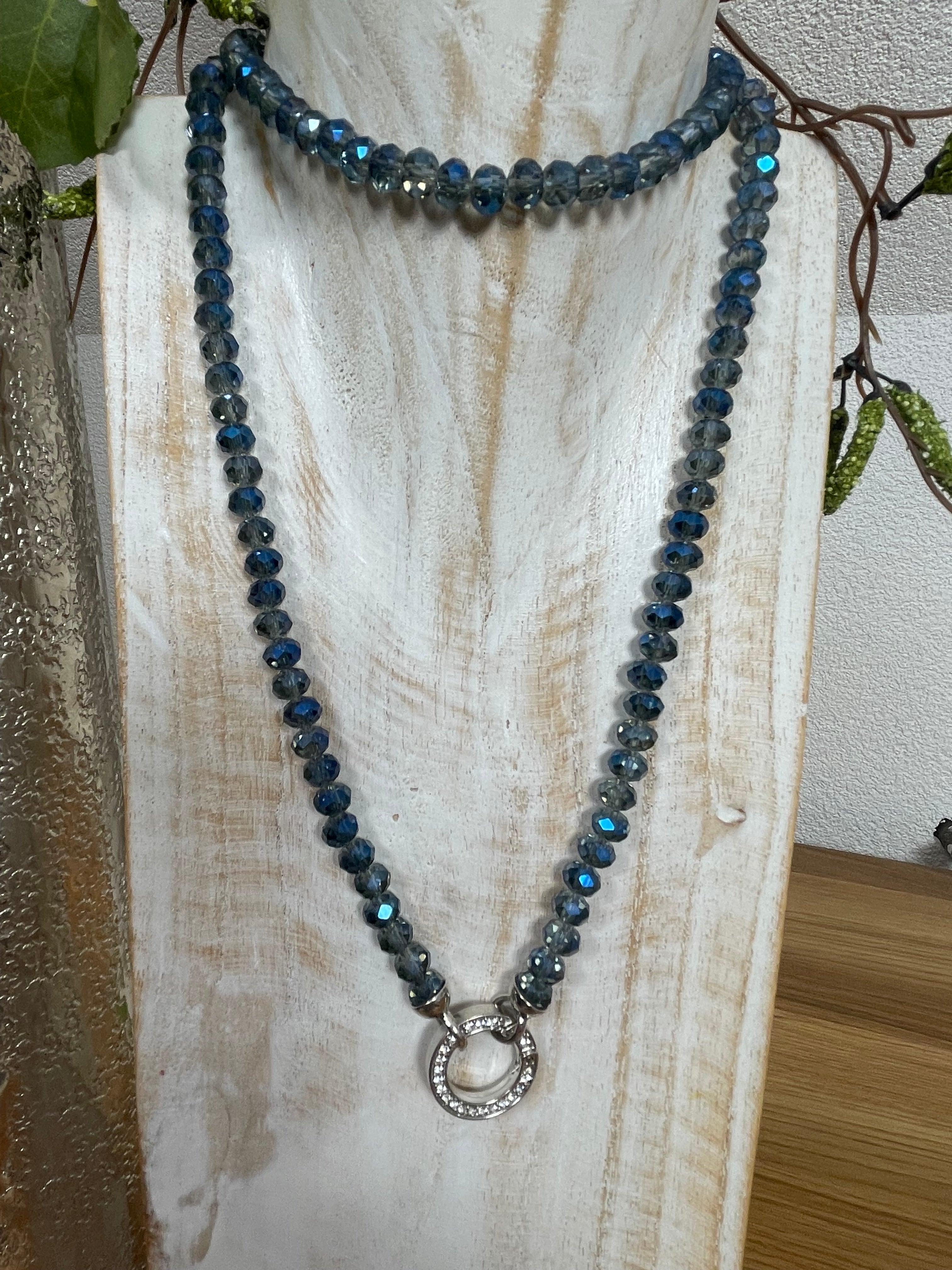 Vario - Perlen - Kette ca. 80 cm verschiedene Farben