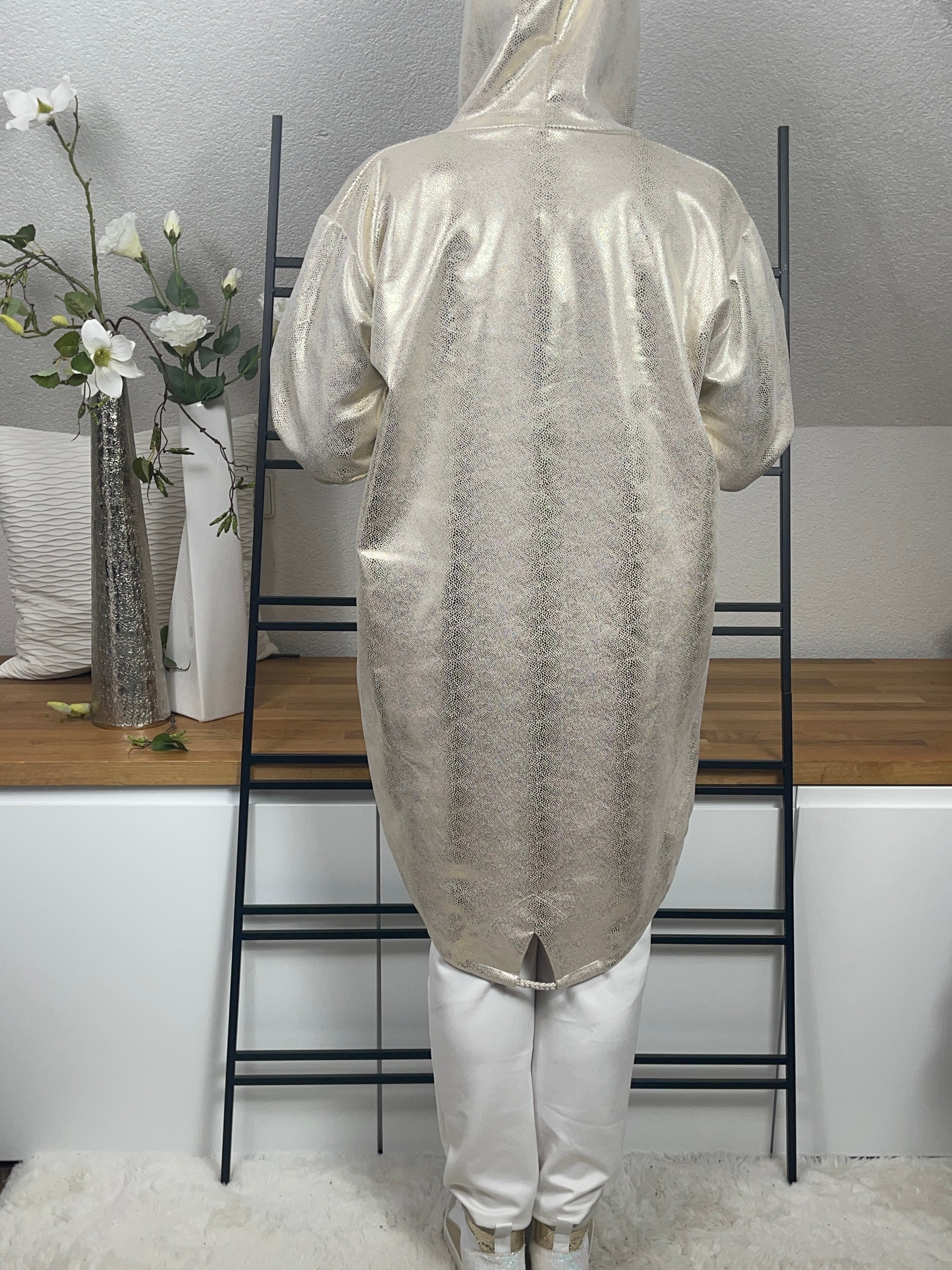 Elegante Damen Lederimitat - Jacke Einheitsgrösse Gr. 42- 48 in 2 Farben