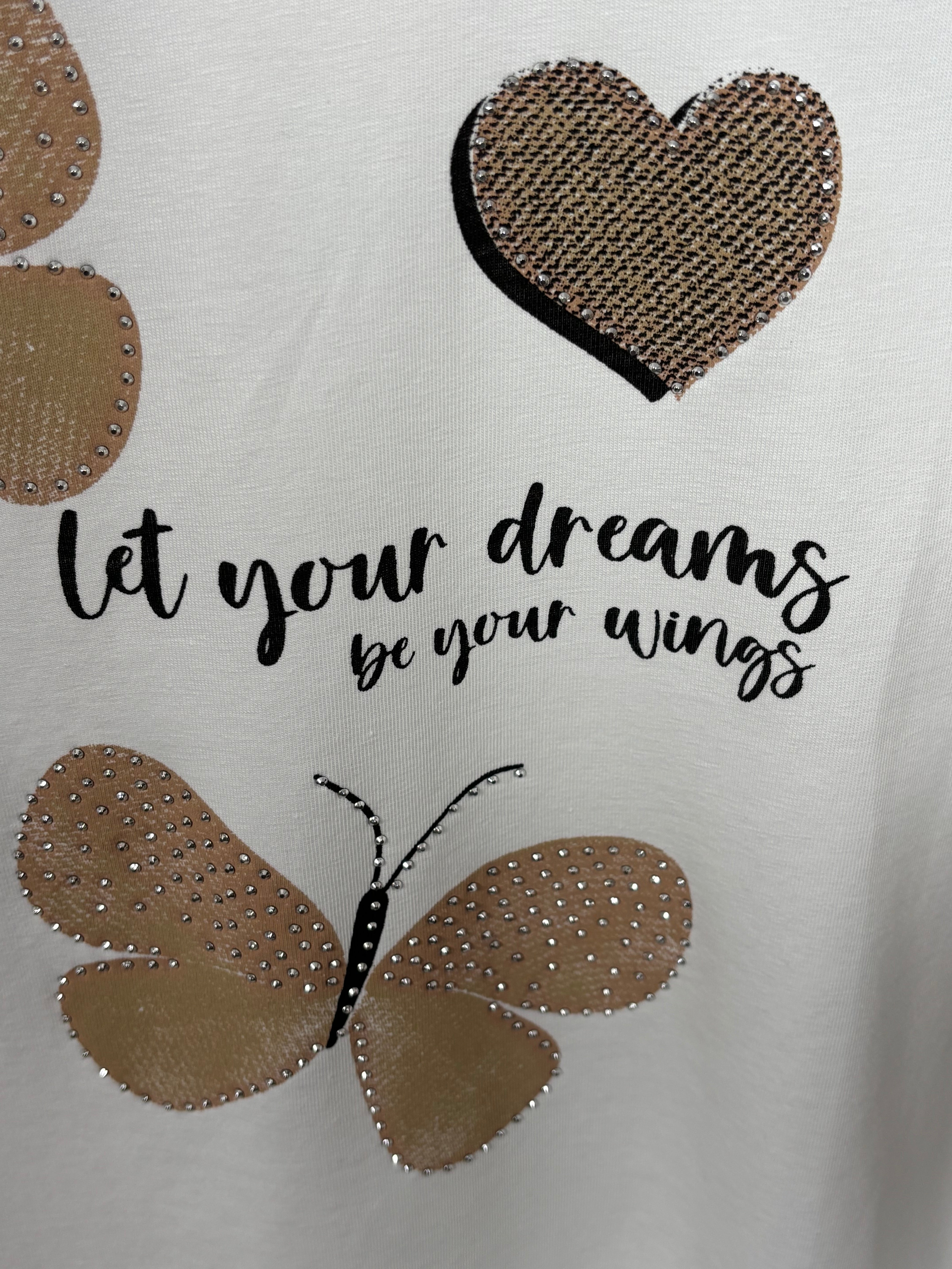 !!!!KEINE RETOURE MÖGLICH!!!! Damen- T - Shirt „Schmetterling“ Einheitsgrösse Gr. 36 - 44 in 3 Farben