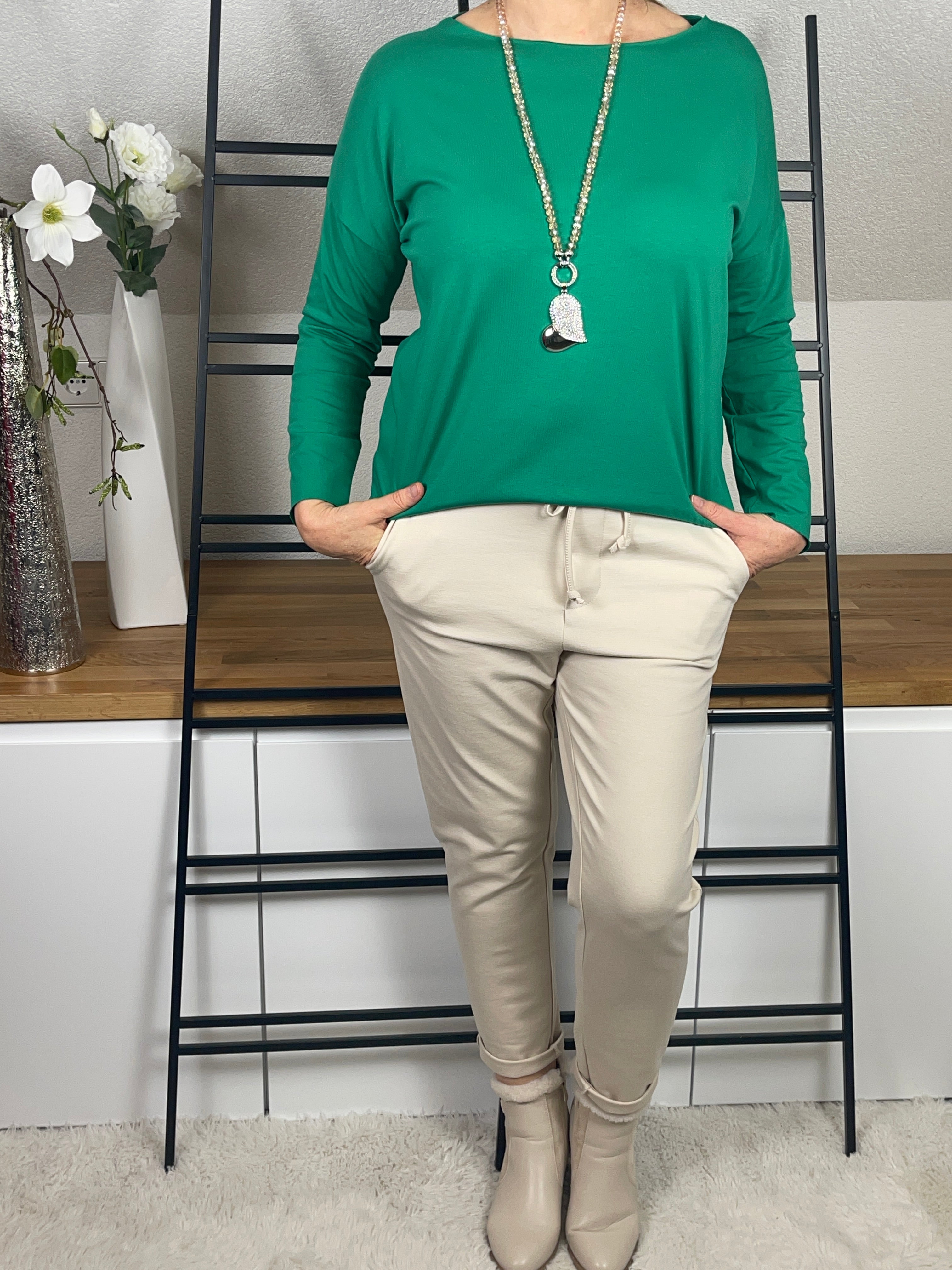 Damen - Jogpant - passend zum Hosenanzug „Tessa“ Grösse in hellbeige