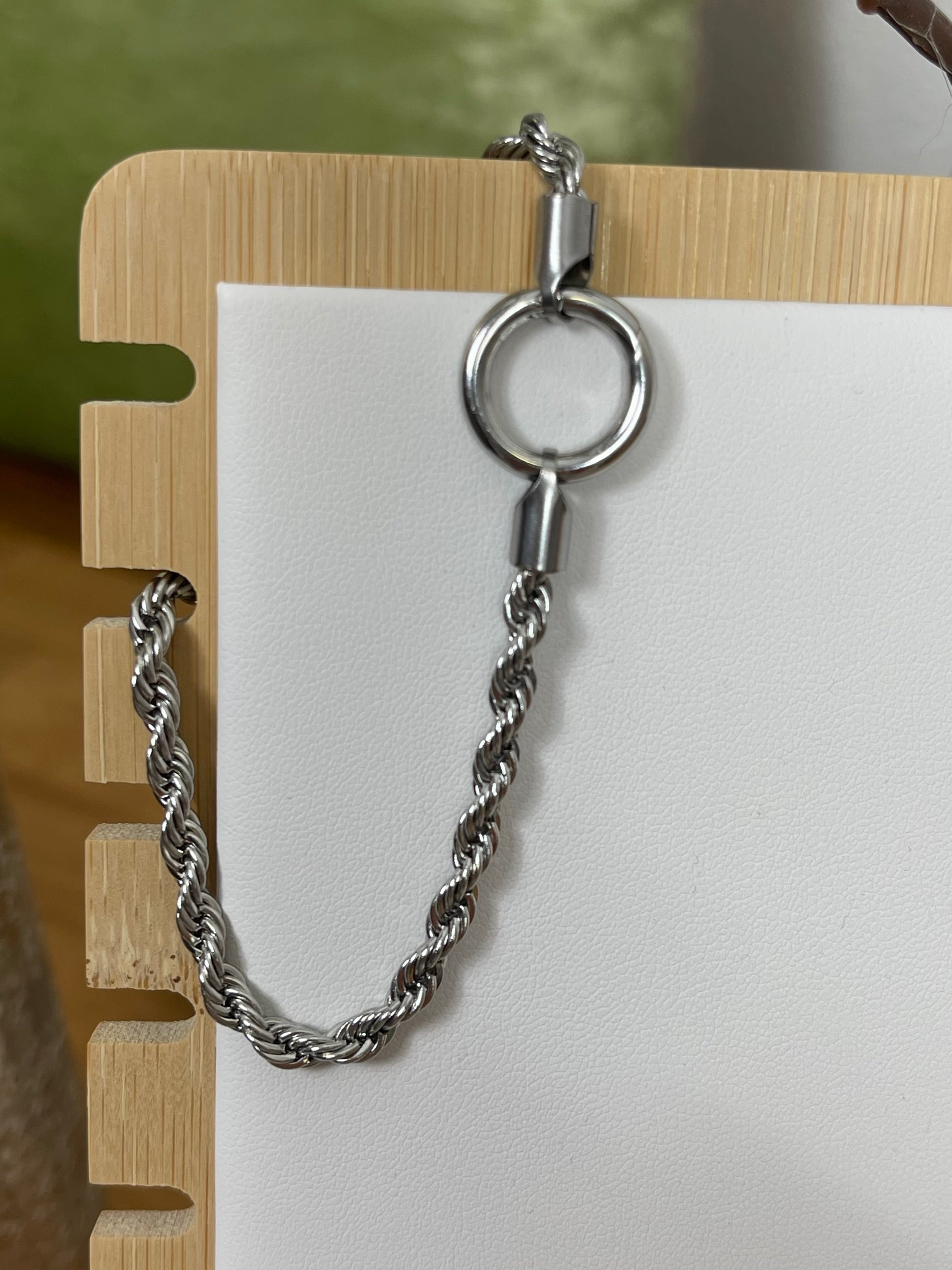 Vario - Armband Edelstahl in silber - Länge ca. 19 cm