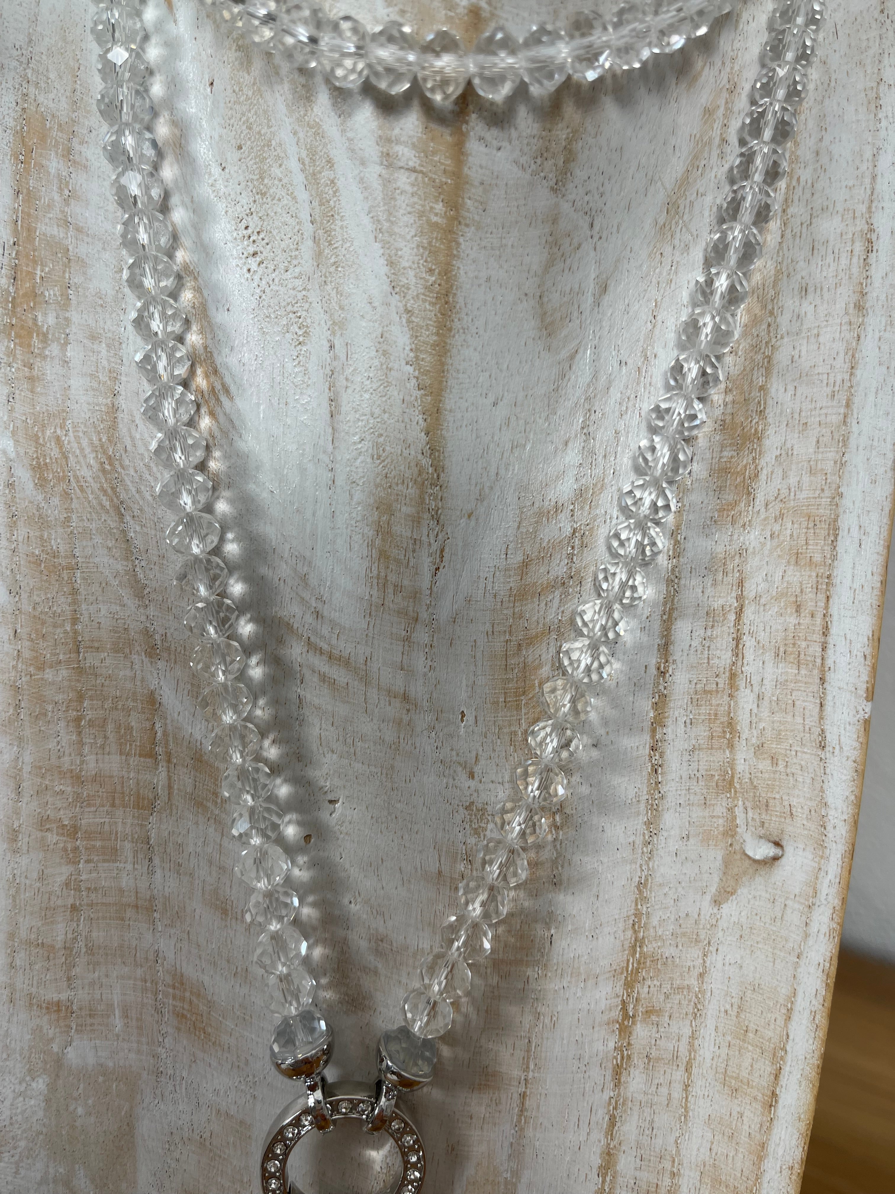 Vario - Perlen - Kette ca. 80 cm verschiedene Farben