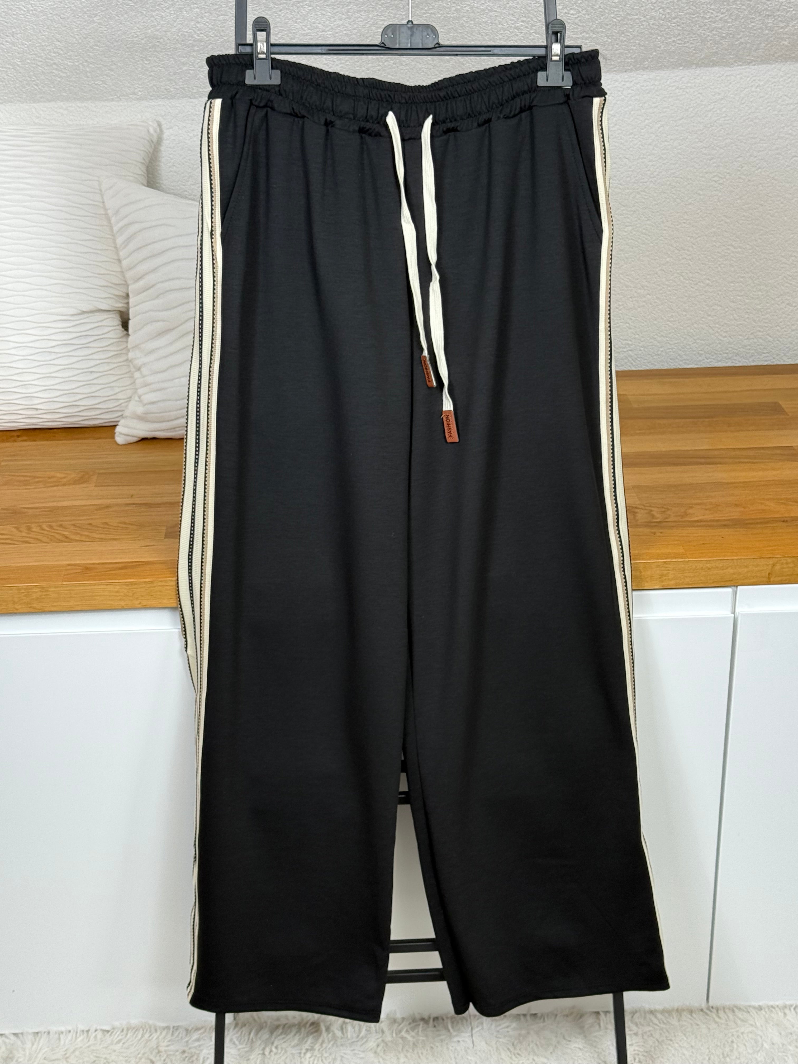 Elegante Damen Marlene „Fluffi“ mit Kordel und Galonstreifen Einheitsgröße Gr. 44 - 48 in 5 Farben