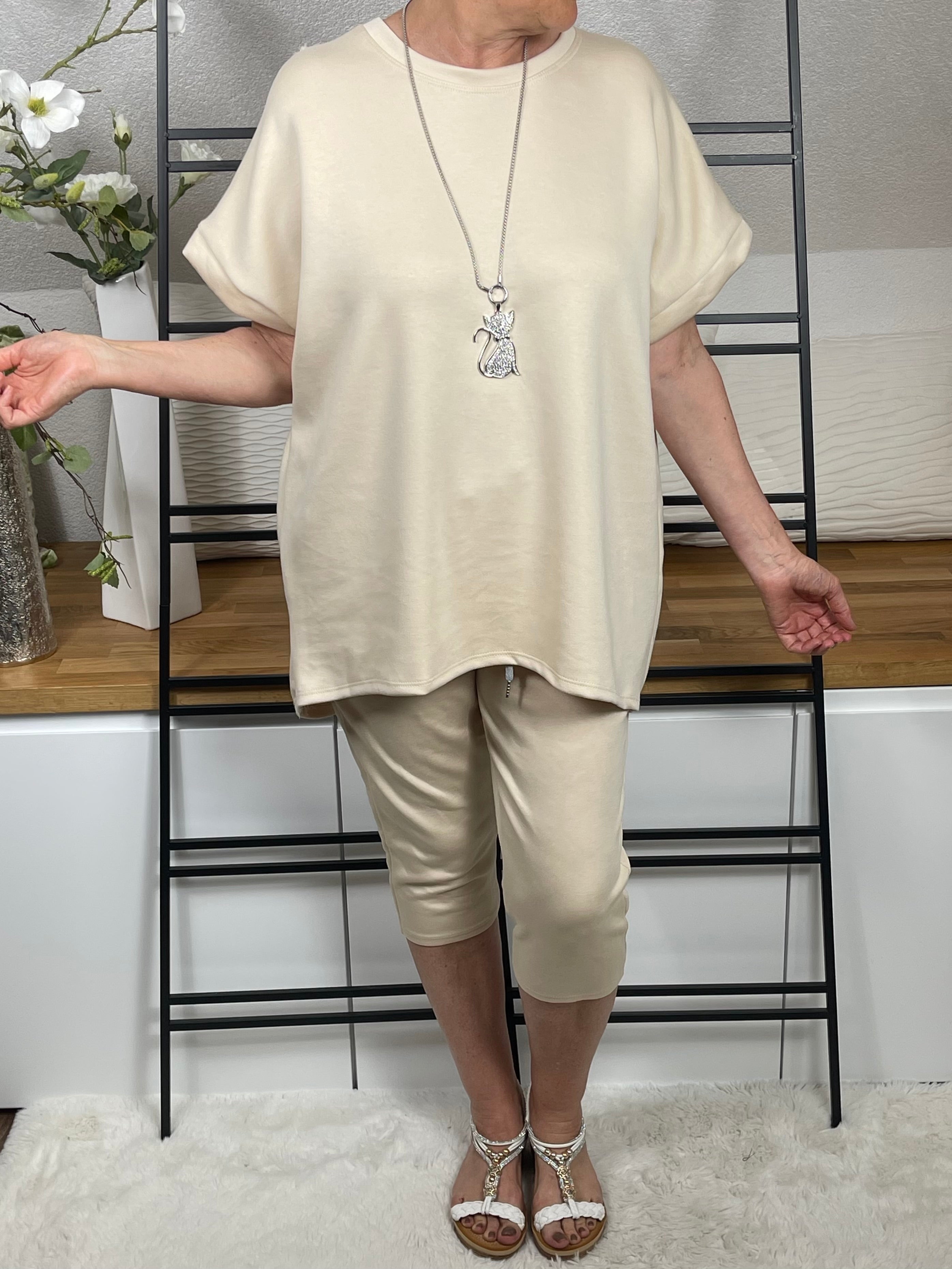 Damen 3/4 Jogpant „Fluffi“ Einheitsgrösse Gr. 38 - 42 in 9 Farben