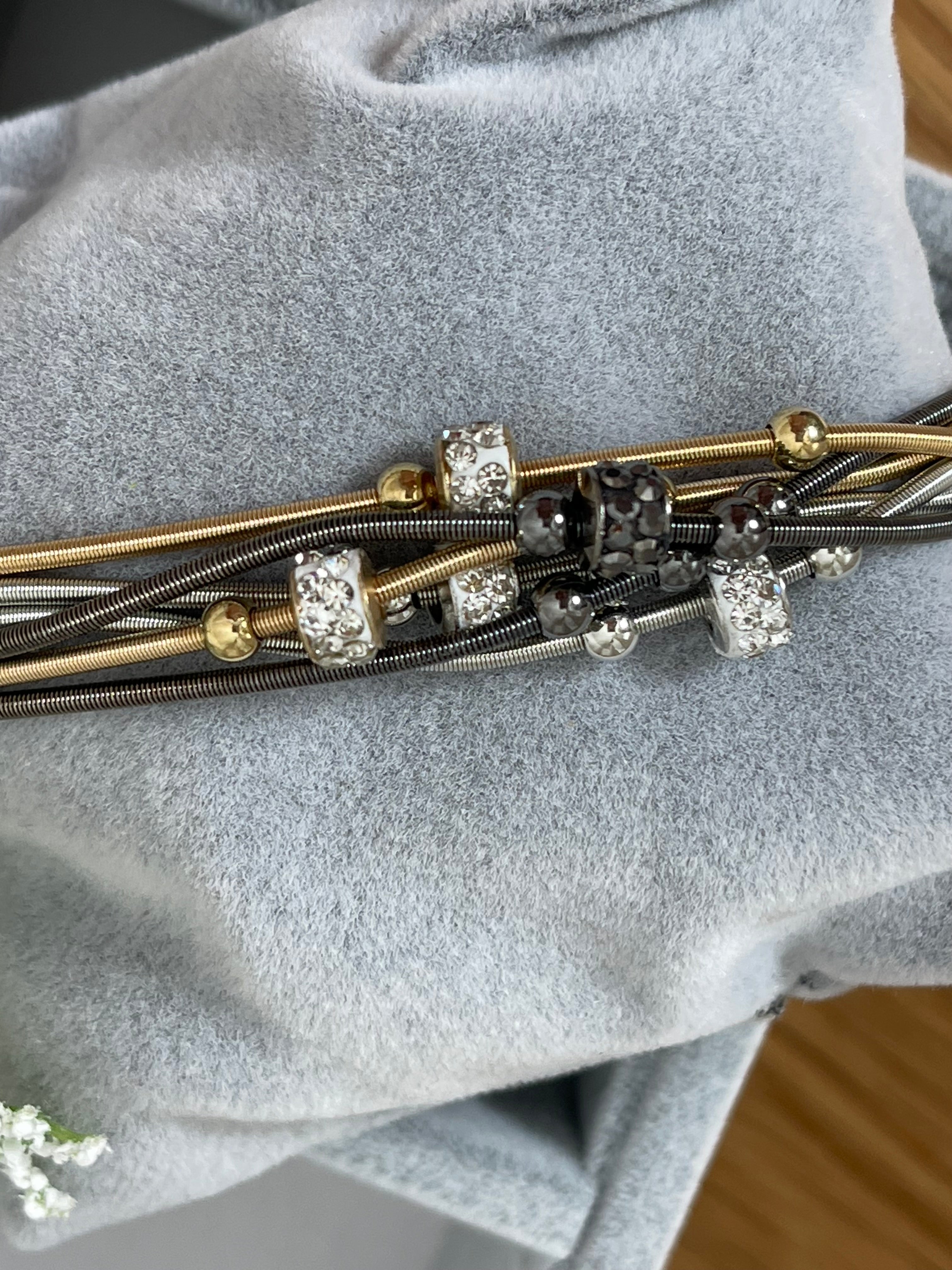 Elegantes Damen - Armband mit Magnetverschluss Edelstahl in 3 Farben