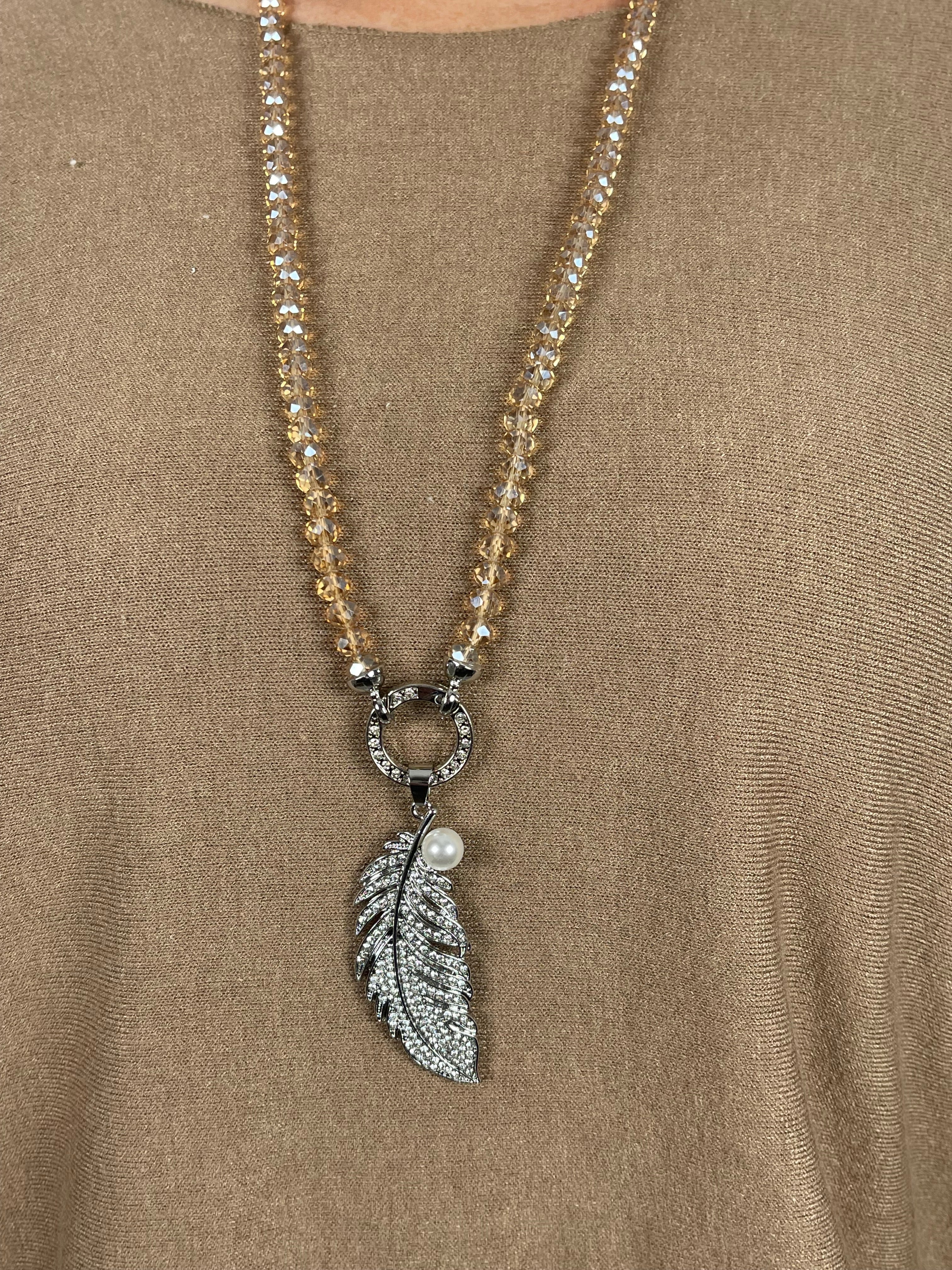 Vario - Perlen - Kette ca. 80 cm verschiedene Farben