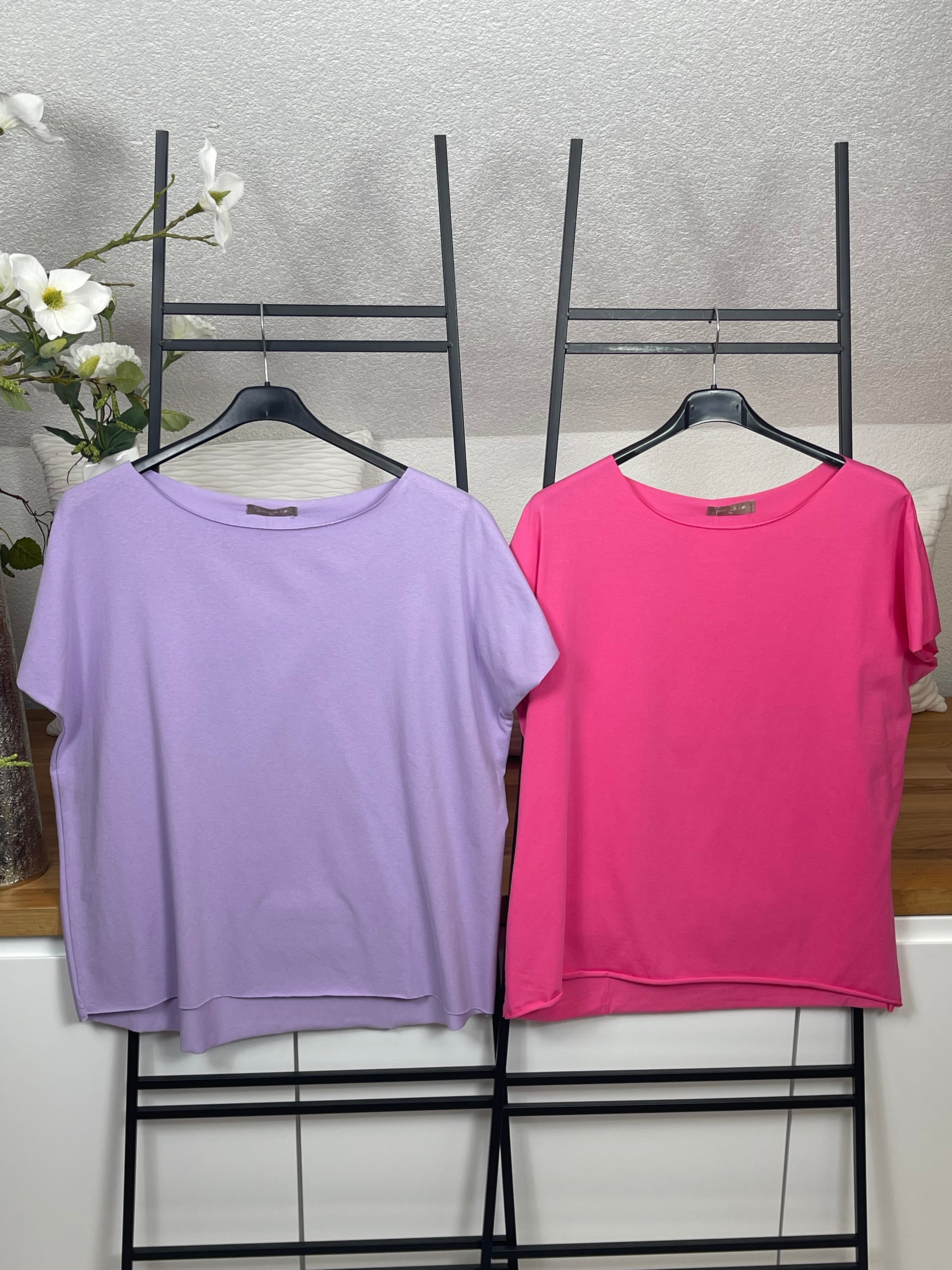 Damen T - Shirt „Basic“ Einheitsgrösse Gr. 36 - 44 in vielen Farben