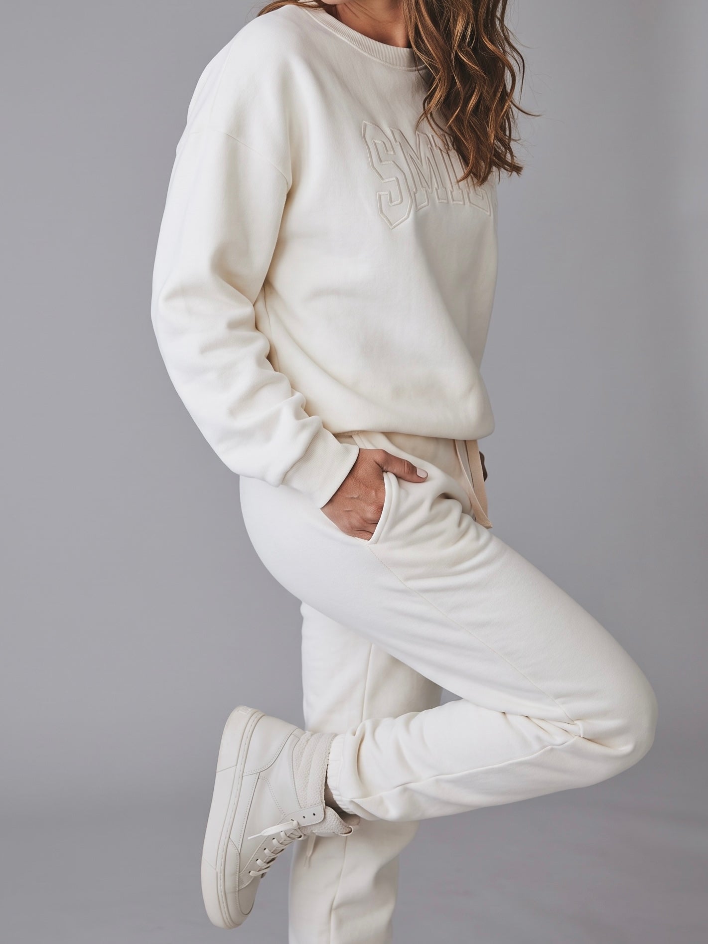 Hochwertiger dicker, flauschiger Pullover „Smile“ in 3 Farben