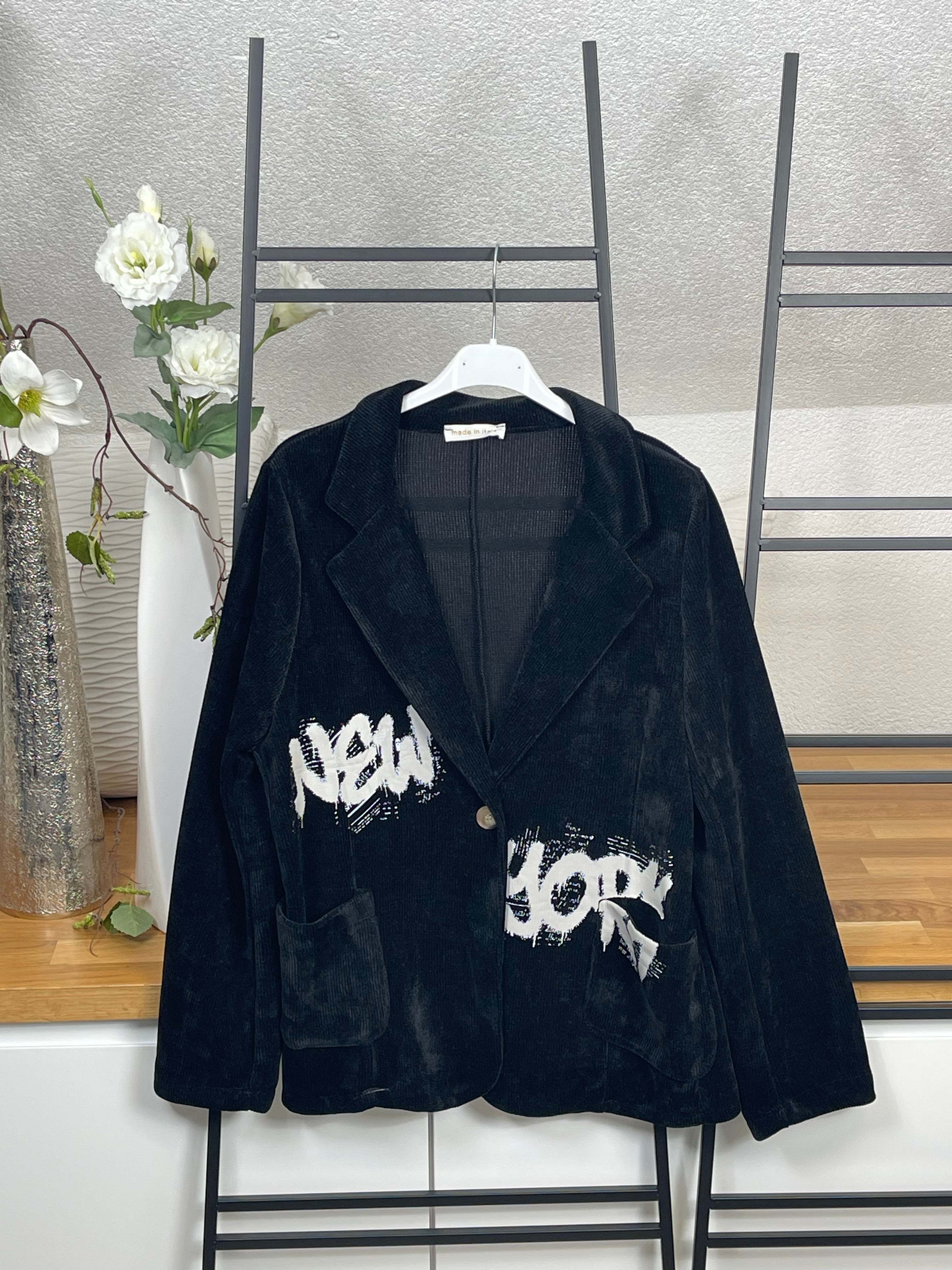 Feincord - Blazer „New York“ Einheitsgrösse Gr. 36 - 40 in 2 Farben