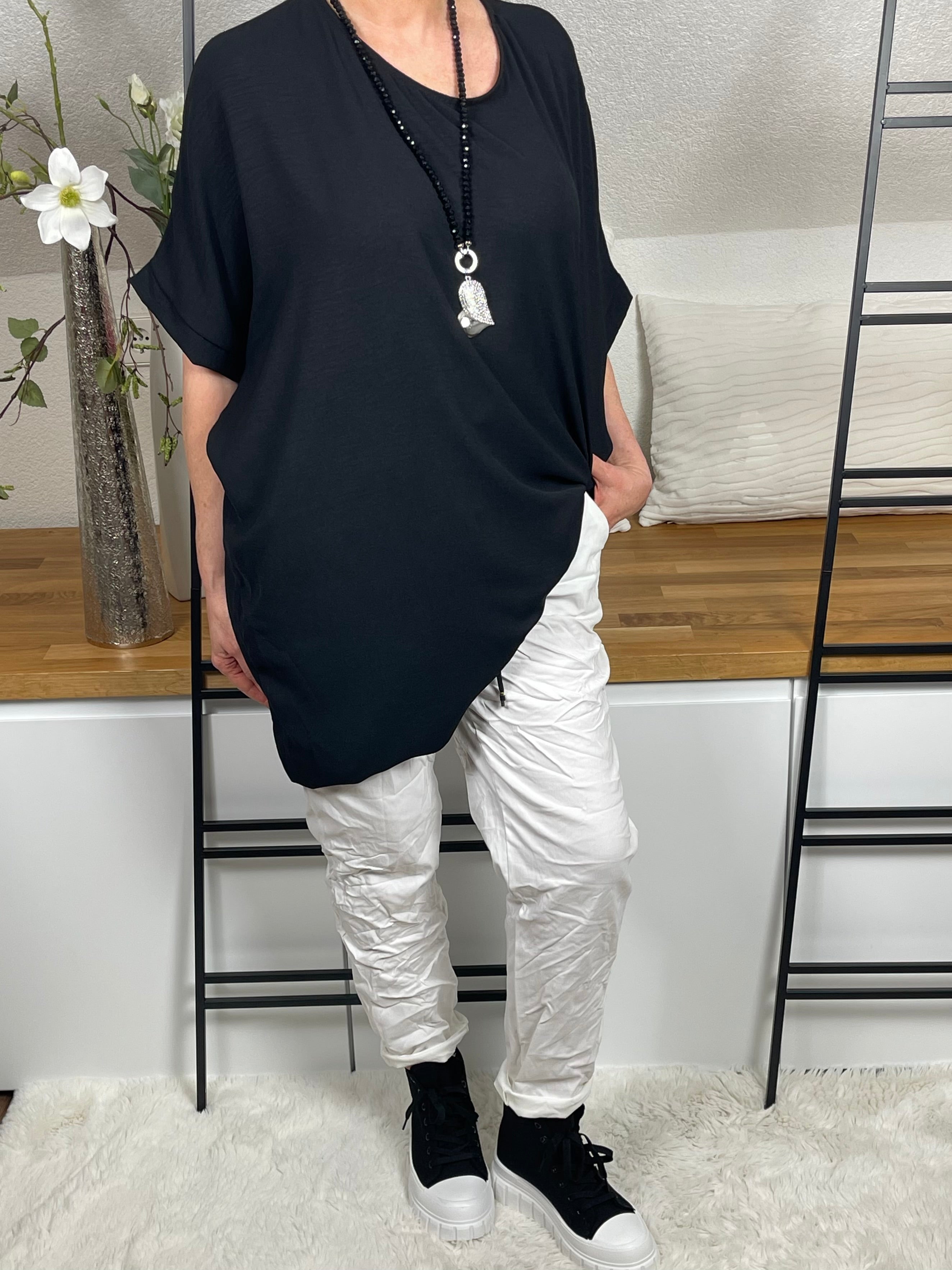 !!!!KEINE RETOURE MÖGLICH!!!! Damen Tunika - Shirt Einheitsgrösse Gr. 44 - 52 in 8 Farben