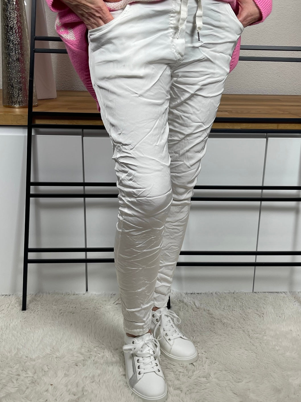 !!!!KEINE RETOURE MÖGLICH!!!! Damen - Jogpant „Shiney“ Einheitsgrösse Gr. 38 - 42 in 7 Farben