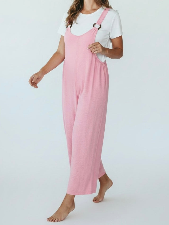 2 tlg. Kombi -Overall „Streetstyle“ in weiß - rosa