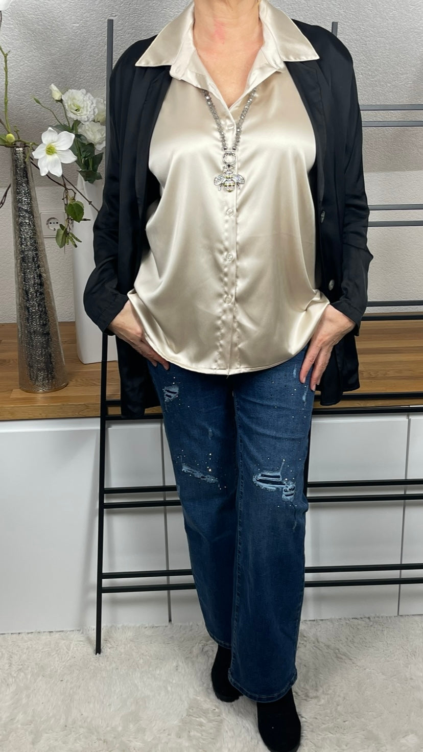 !!!AKTION!!!                            Blazer „Satin“ von „Esvivid“ Einheitsgröße Gr. 38 - 44